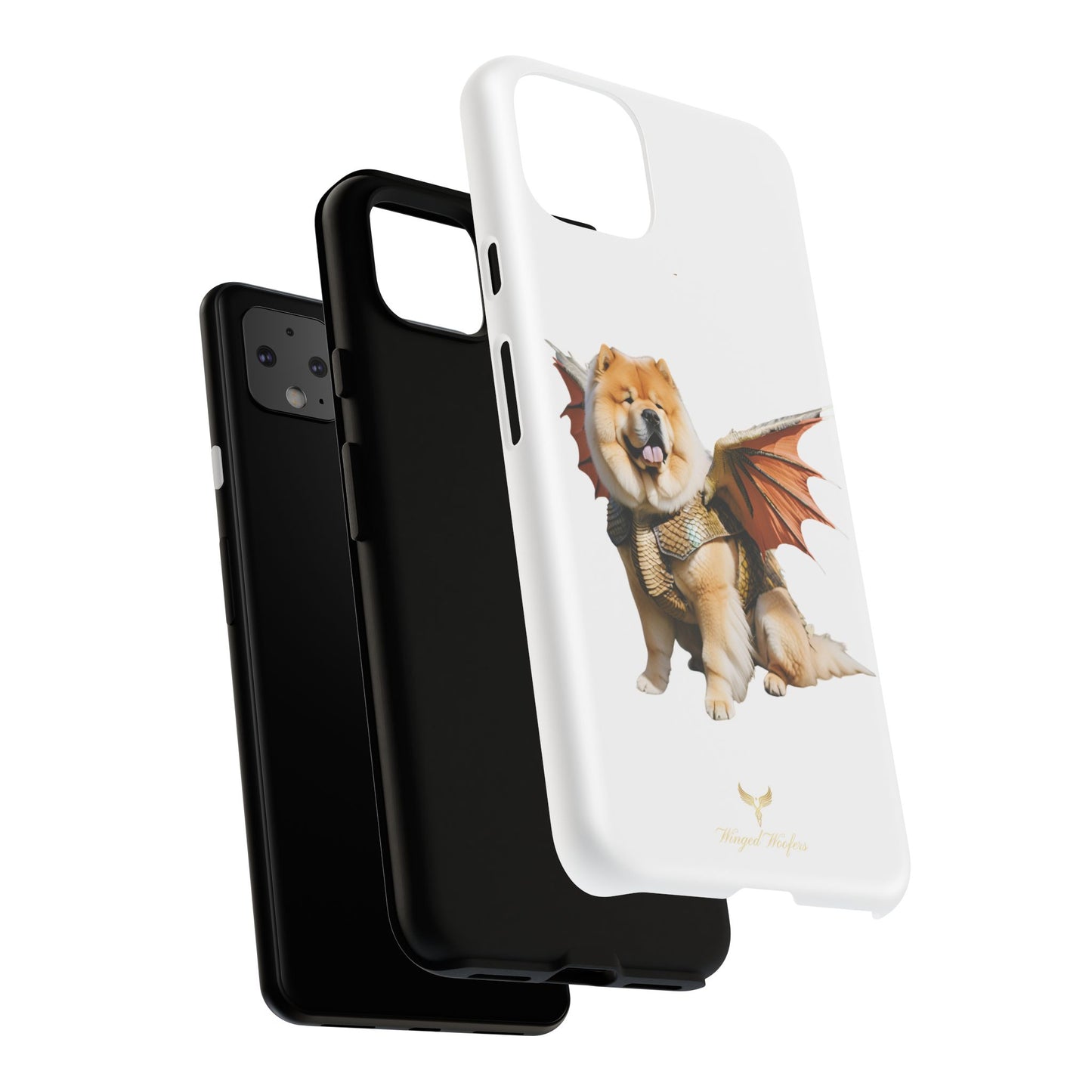 Funny Dragon Chow Chow Dog Phone Case - Tough Cases for Pet Lovers