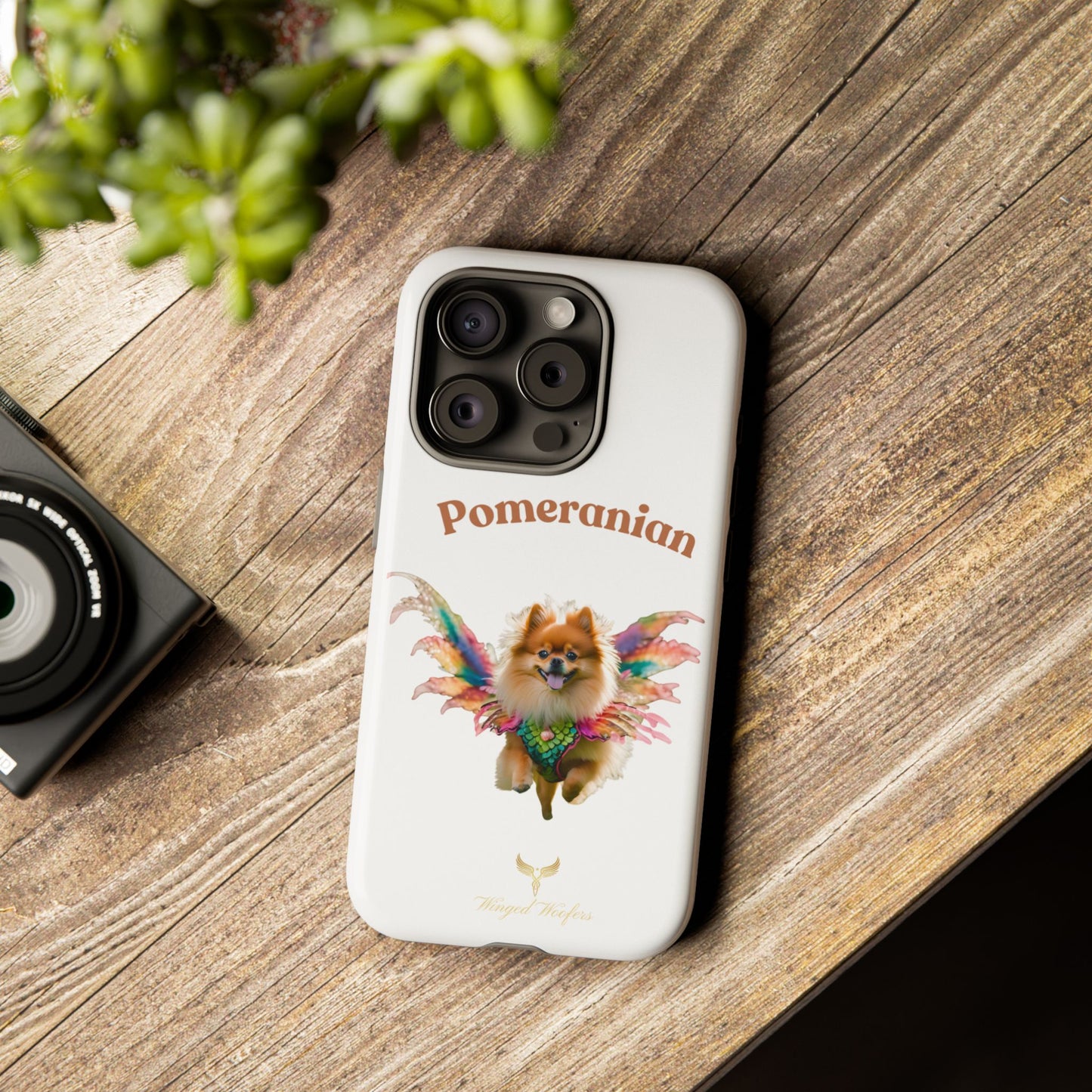 Pomeranian Winged Dog Phone Case – Cute Dog Lover Accessory