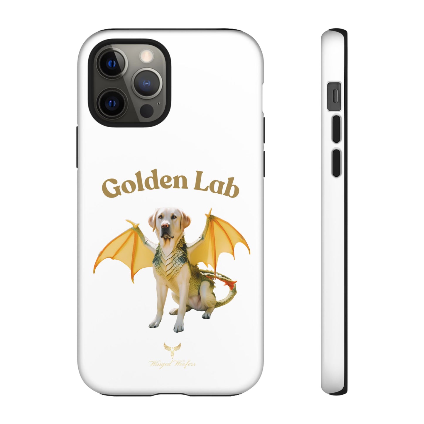 Golden Lab Dragon Phone Case - Tough Protection with a Fun Twist