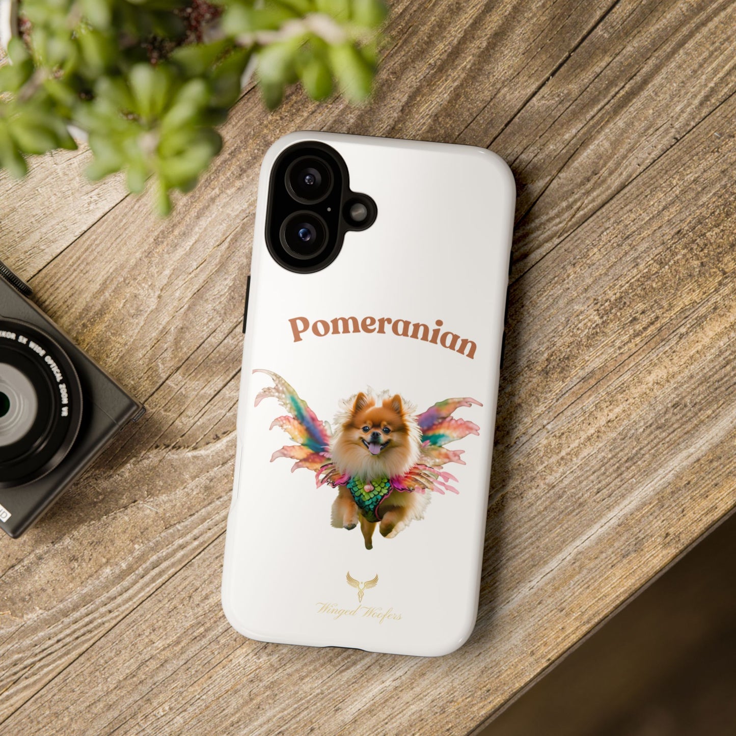 Pomeranian Winged Dog Phone Case – Cute Dog Lover Accessory