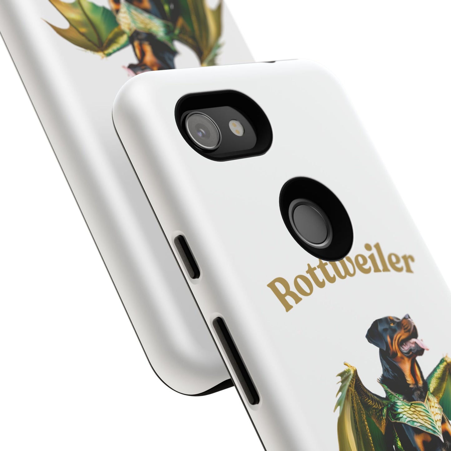 Rottweiler Dragon Wings Phone Case - Tough Cases for Dog Lovers