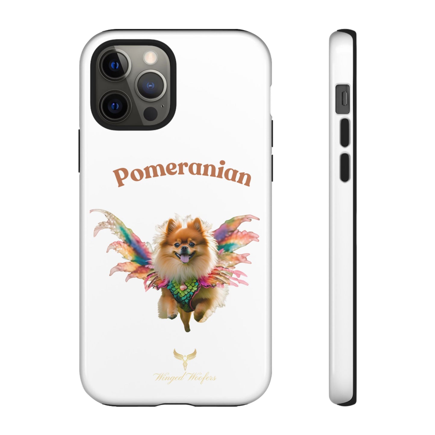 Pomeranian Winged Dog Phone Case – Cute Dog Lover Accessory