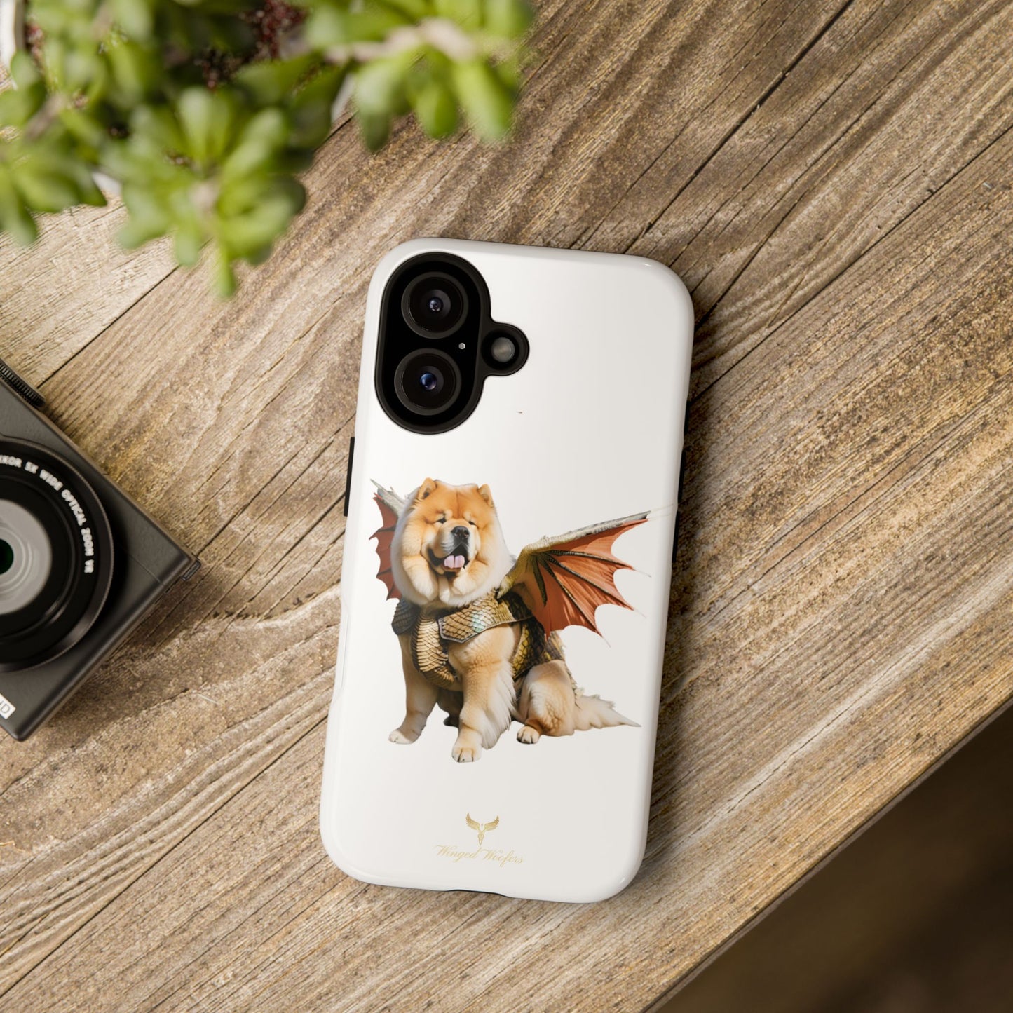 Funny Dragon Chow Chow Dog Phone Case - Tough Cases for Pet Lovers