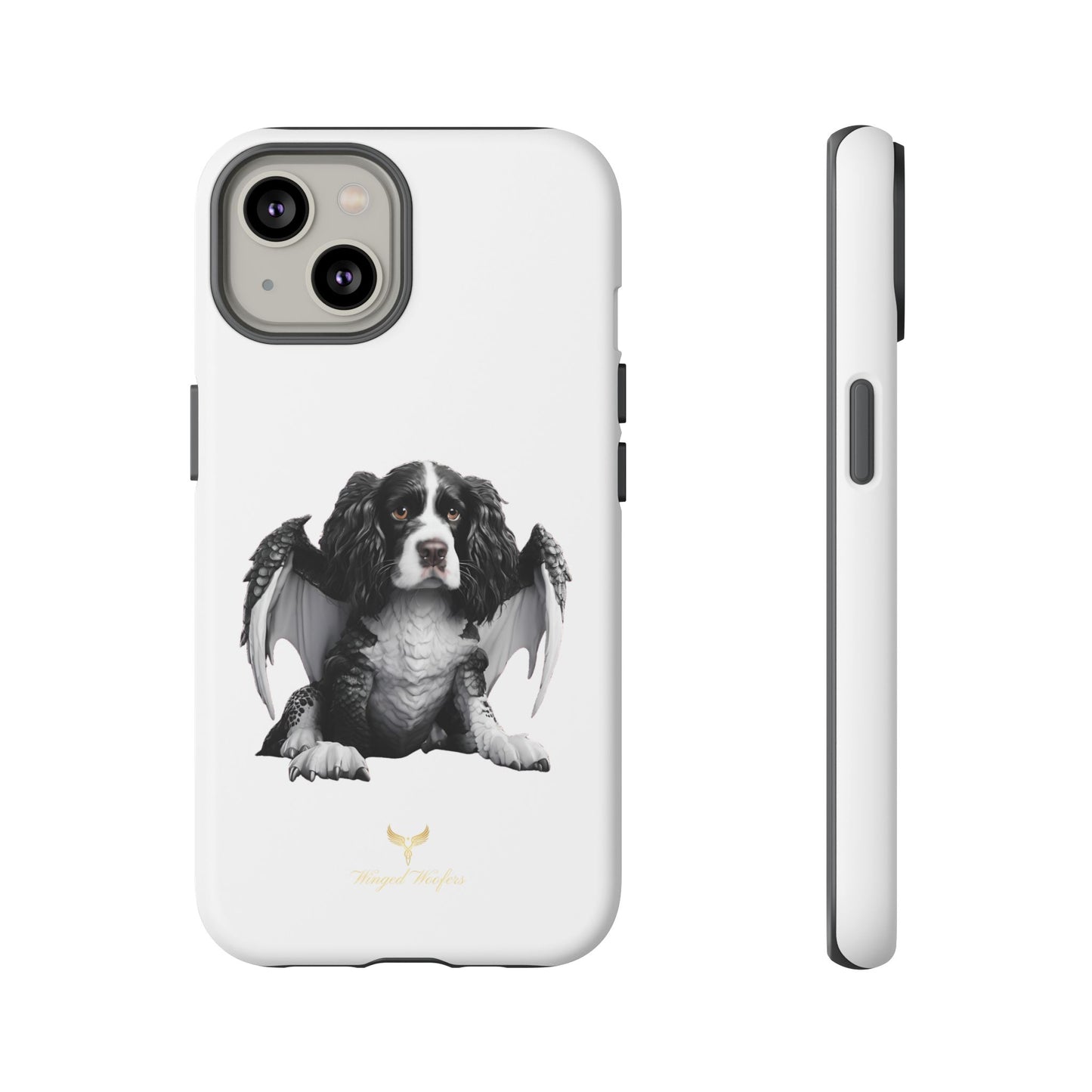 Springer Spaniel Puppy Dragon Winged Dog Phone Case - Tough Cases for Pet Lovers