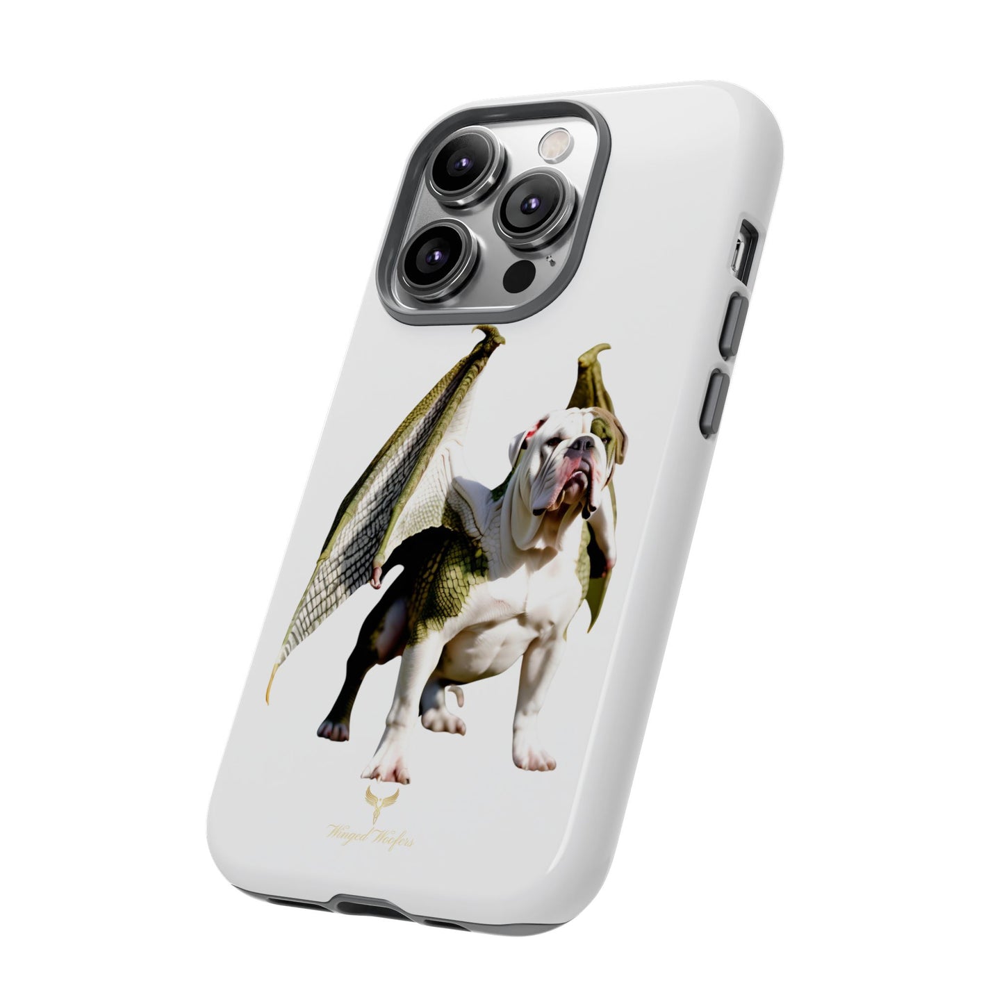 English Bulldog Dragon Phone Case - Tough & Unique Design