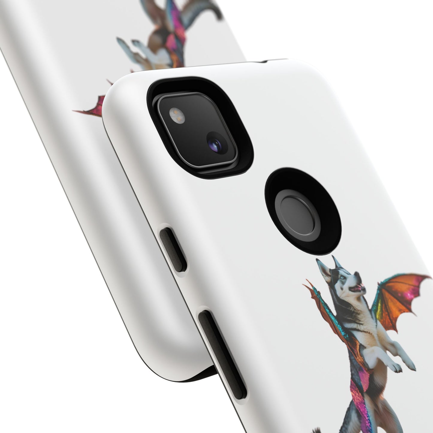 Magical Husky Pet Phone Case - Winged Dog Design | Tough Cases | Unique Animal Lover Gift