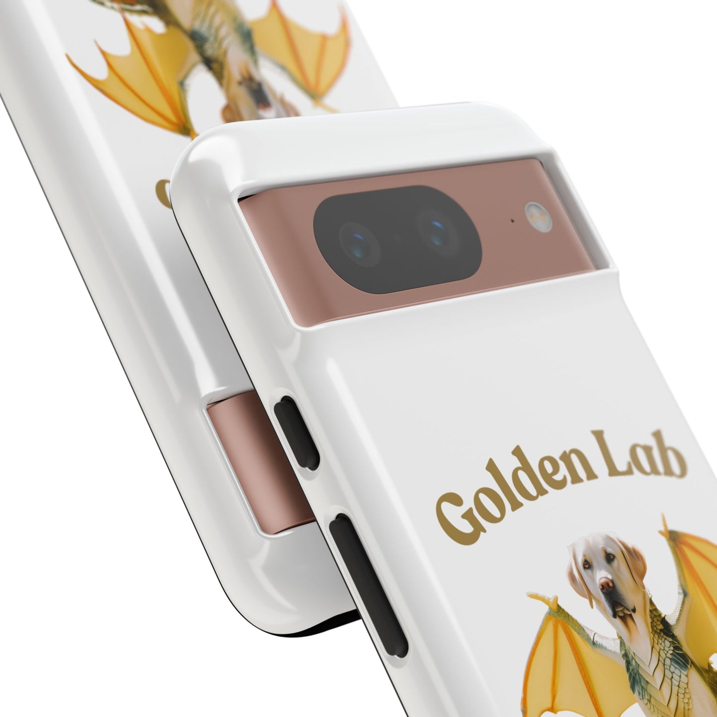 Golden Lab Dragon Phone Case - Tough Protection with a Fun Twist