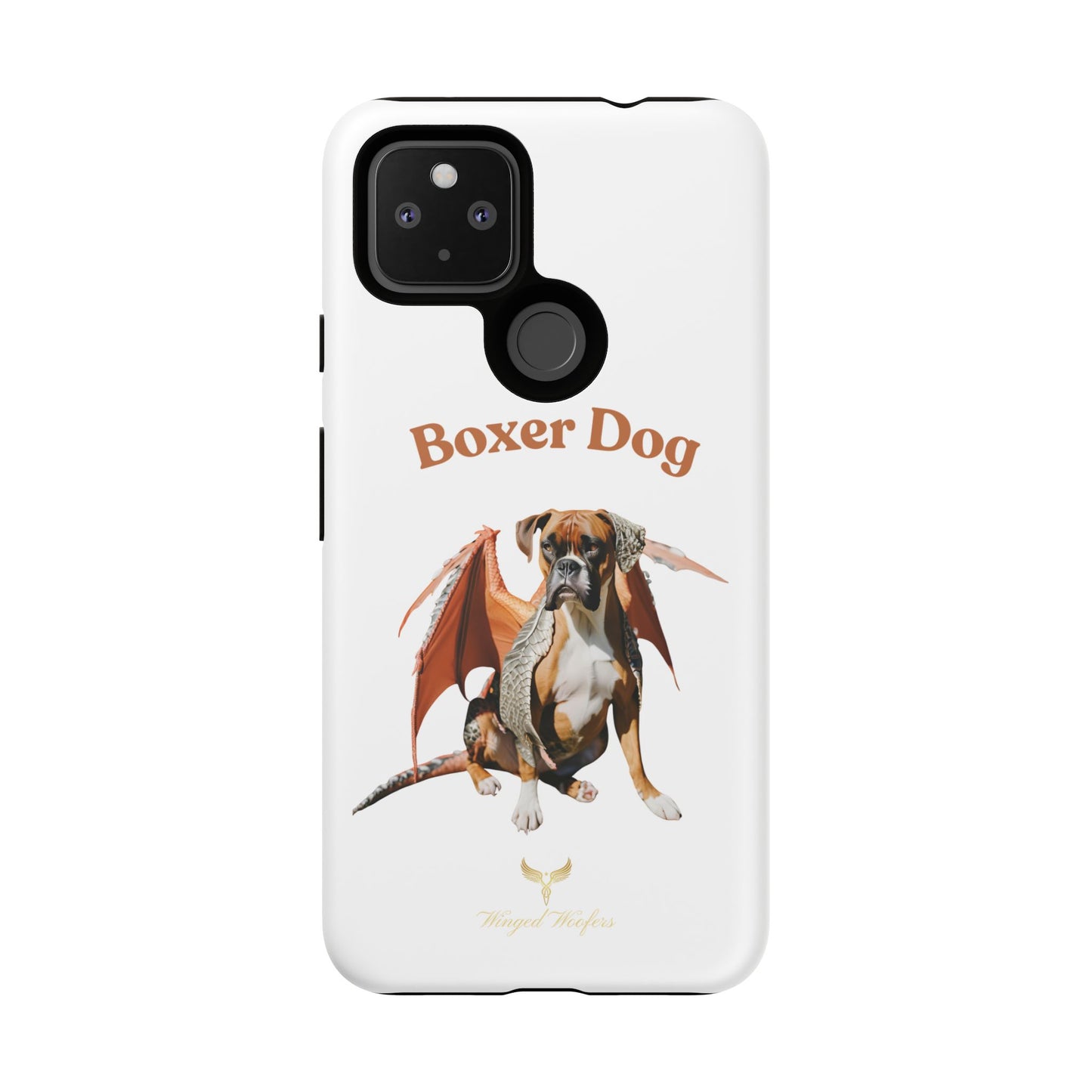 Boxer Dog Dragon Art Phone Case - Tough Cases