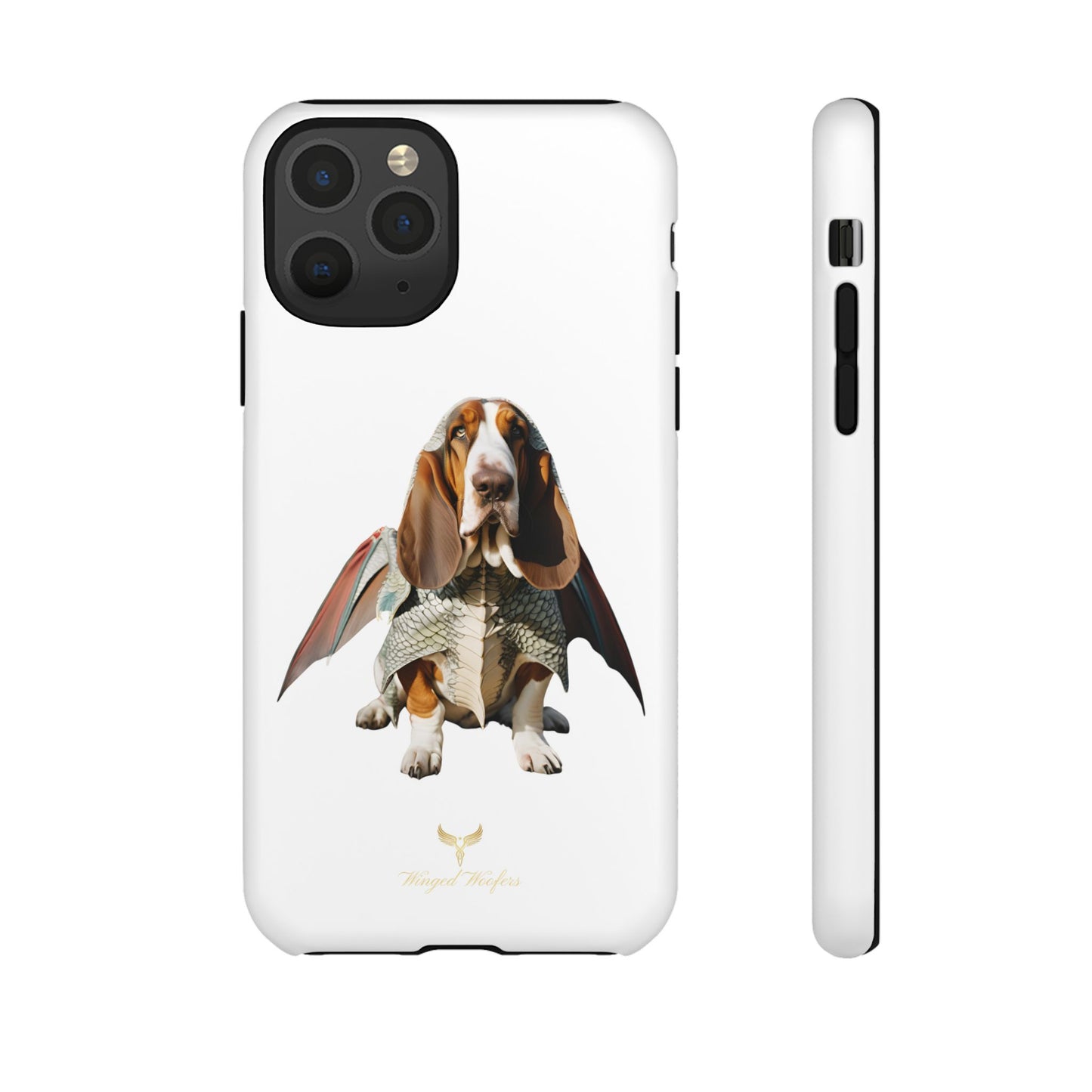 Whimsical Basset Hound Dog Phone Case - Tough Cases for Animal Lovers