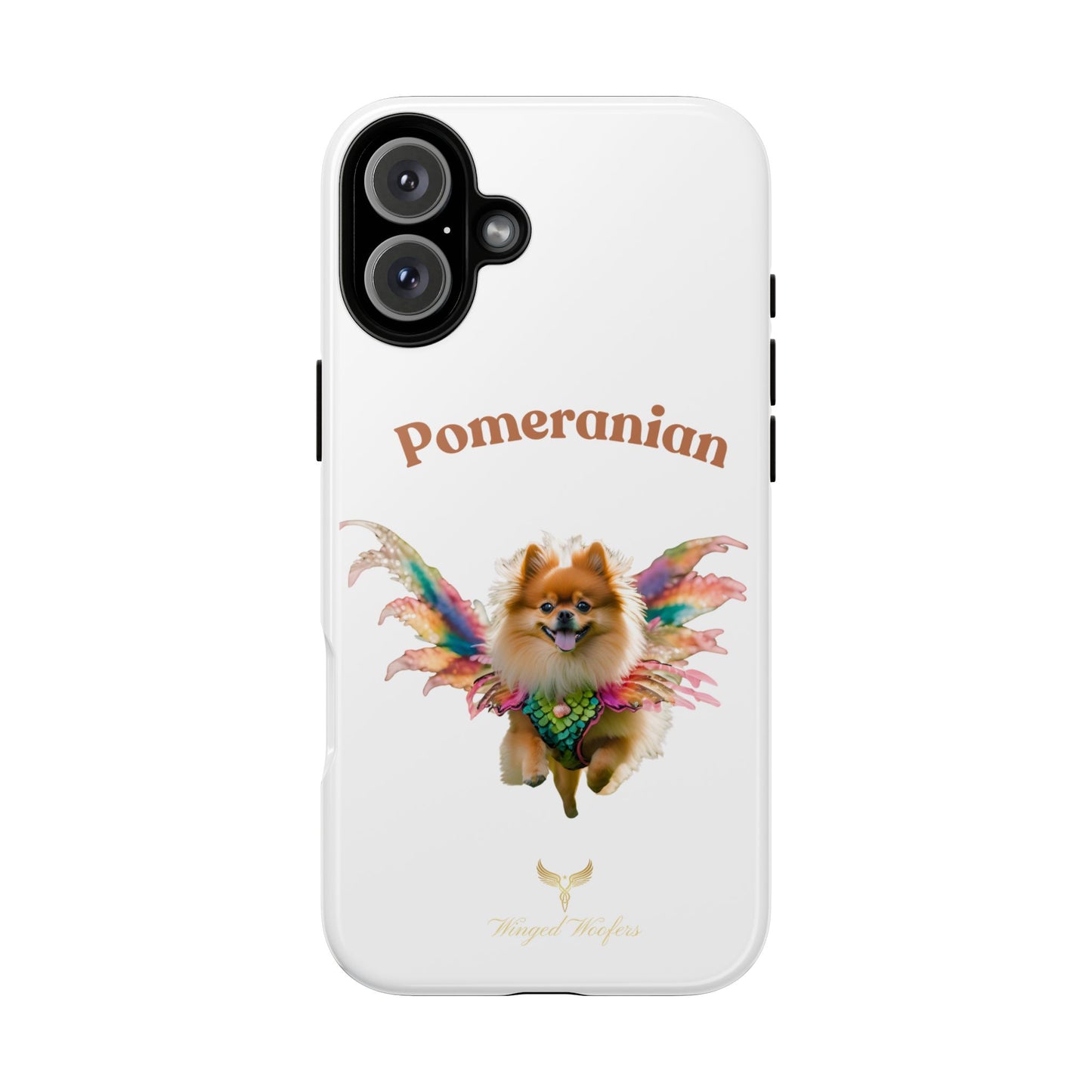 Pomeranian Winged Dog Phone Case – Cute Dog Lover Accessory