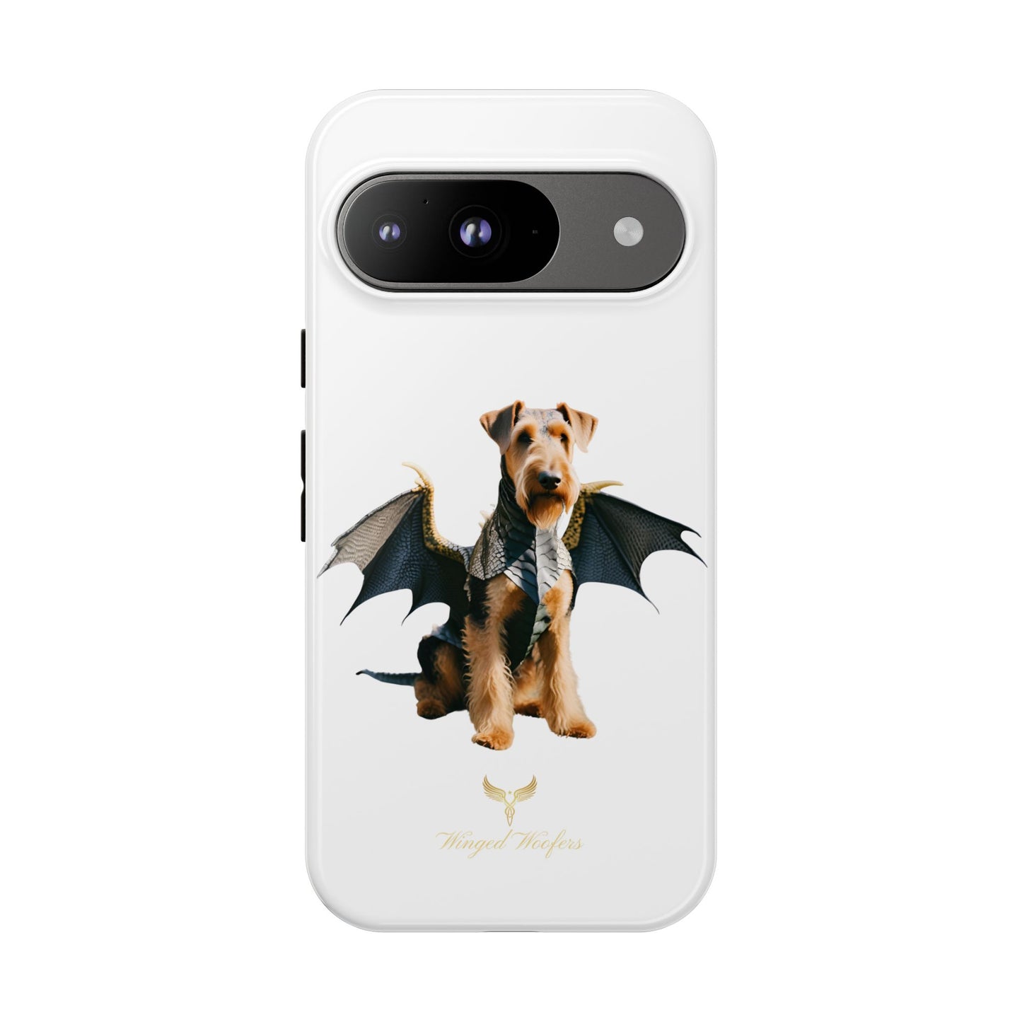 Cool Dragon Airedale Terrier Dog Phone Case - Tough Cases for Pet Lovers