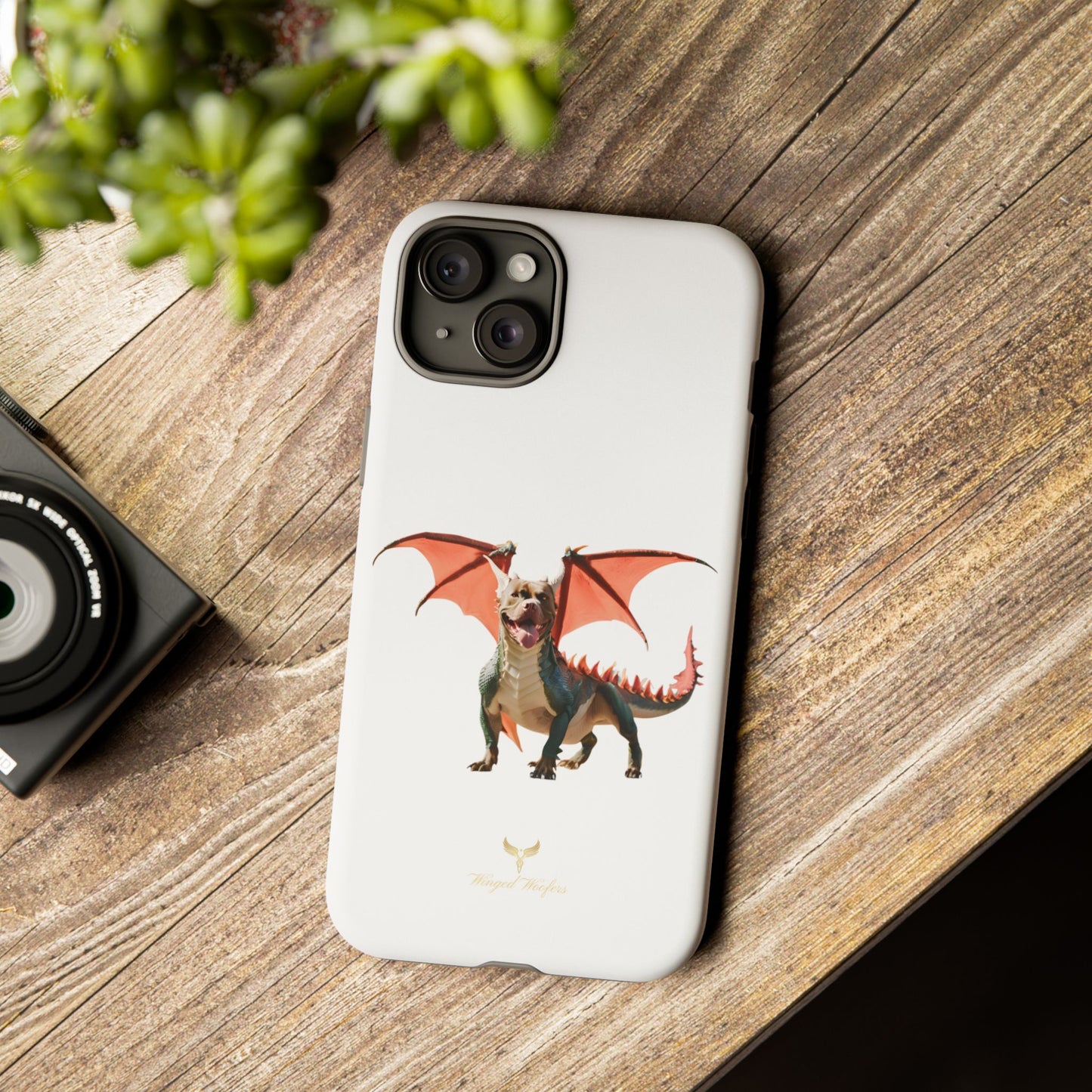 Tough Cases - Fierce Dragon Pitbull Phone Case | Unique Animal Design | Perfect Gift for Animal Lovers