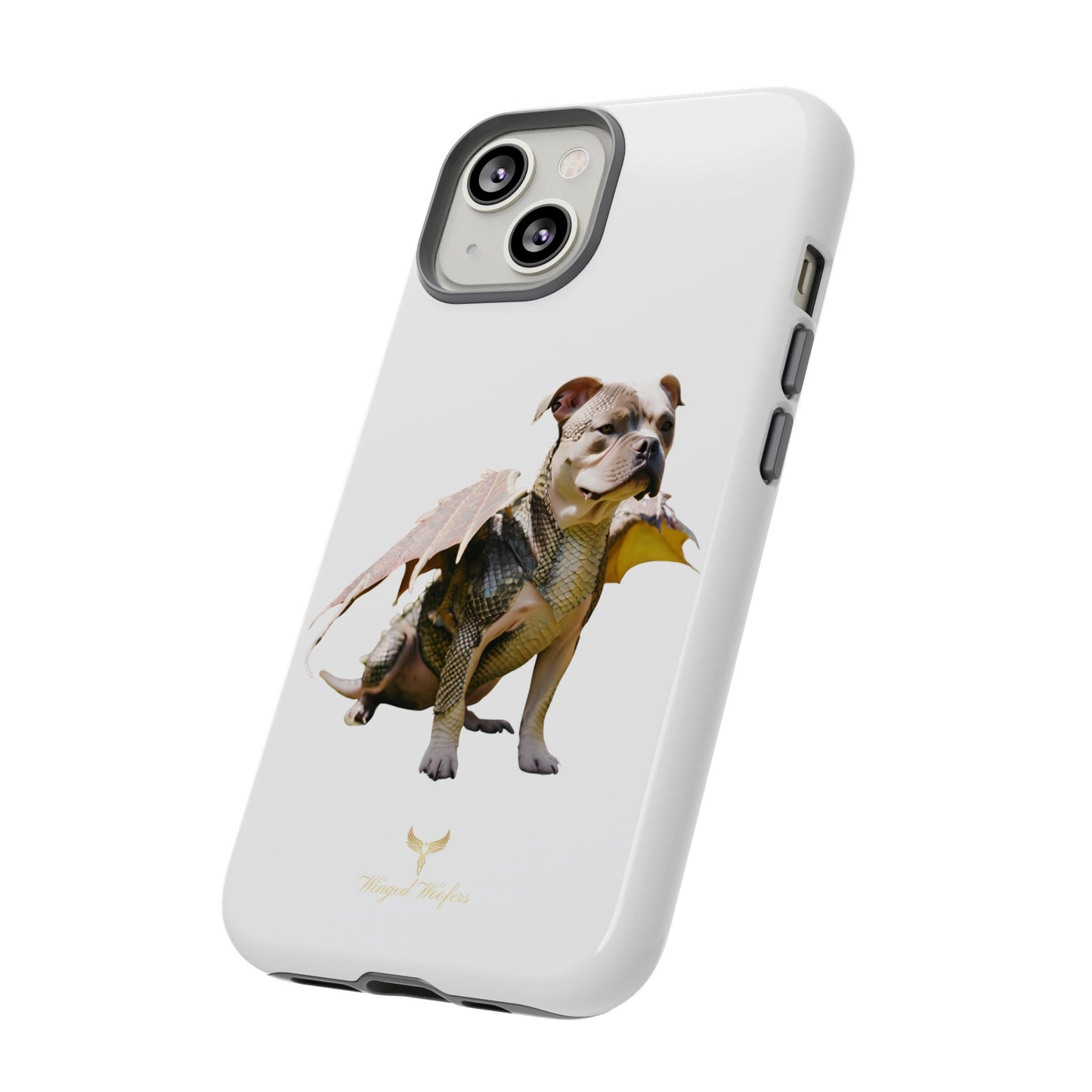 Staffordshire Bulldog Dragon Tough Phone Case - Unique Animal Design for Pet Lovers