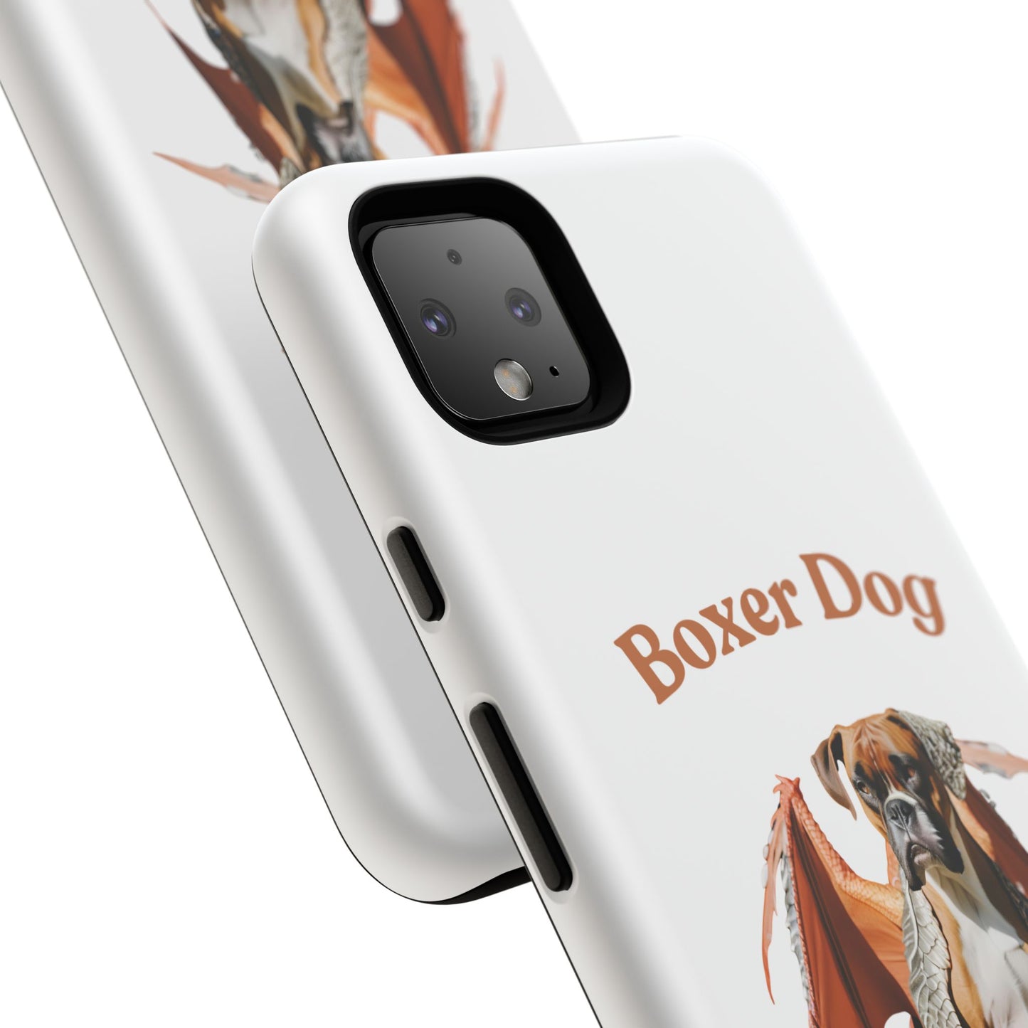 Boxer Dog Dragon Art Phone Case - Tough Cases