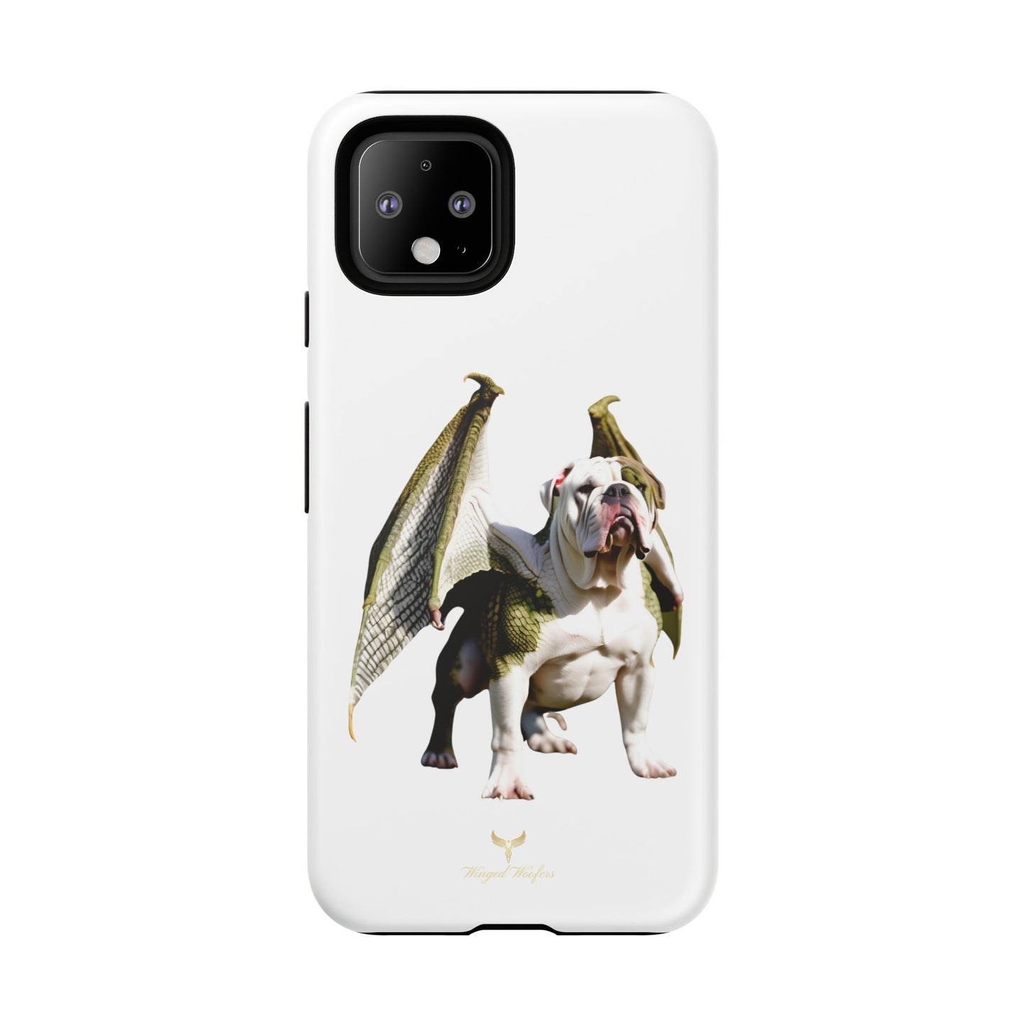 English Bulldog Dragon Phone Case - Tough & Unique Design