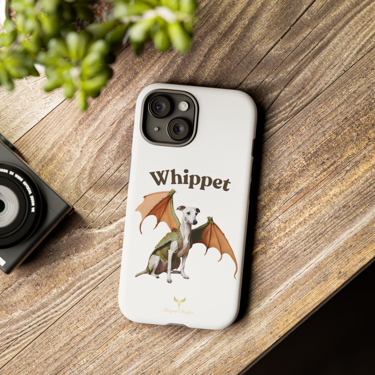 Whippet Dragon Phone Case - Tough & Stylish Pet Accessory