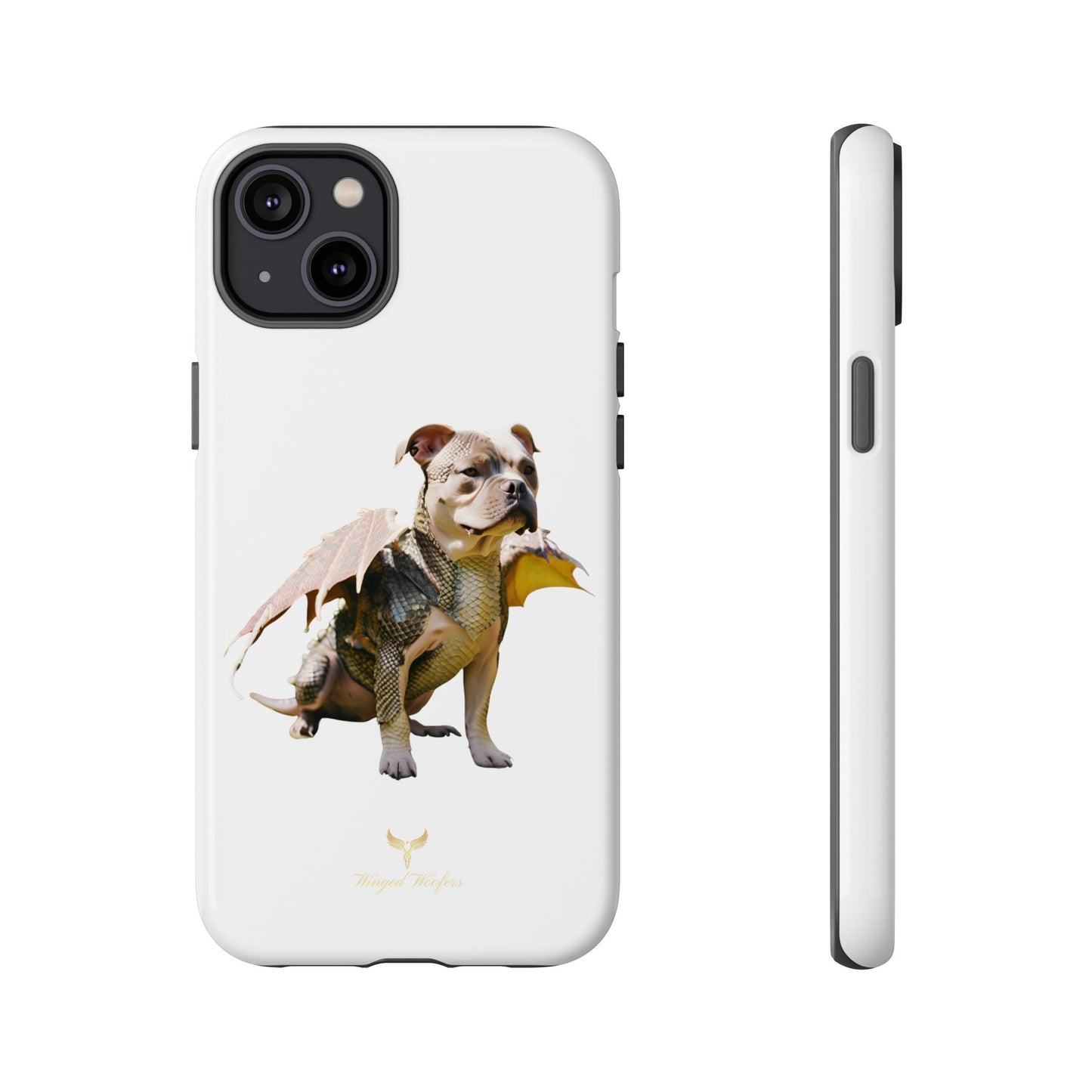 Staffordshire Bulldog Dragon Tough Phone Case - Unique Animal Design for Pet Lovers