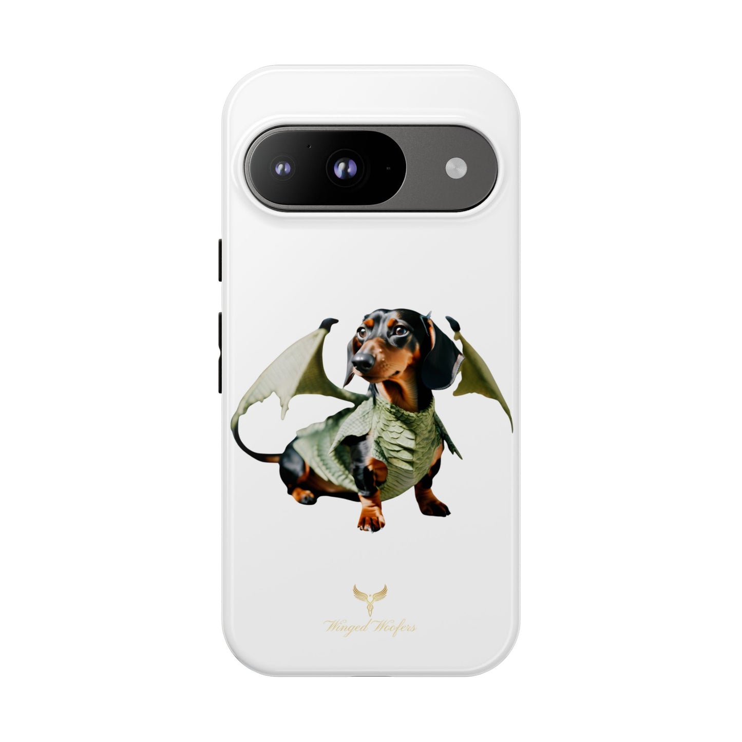 Whimsical Dragon Dog Phone Case - Tough Cases for Pet Lovers