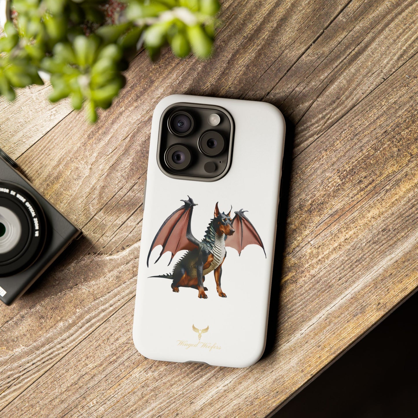 Mythical Doberman Pinscher Dragon Phone Case - Tough & Stylish Protection