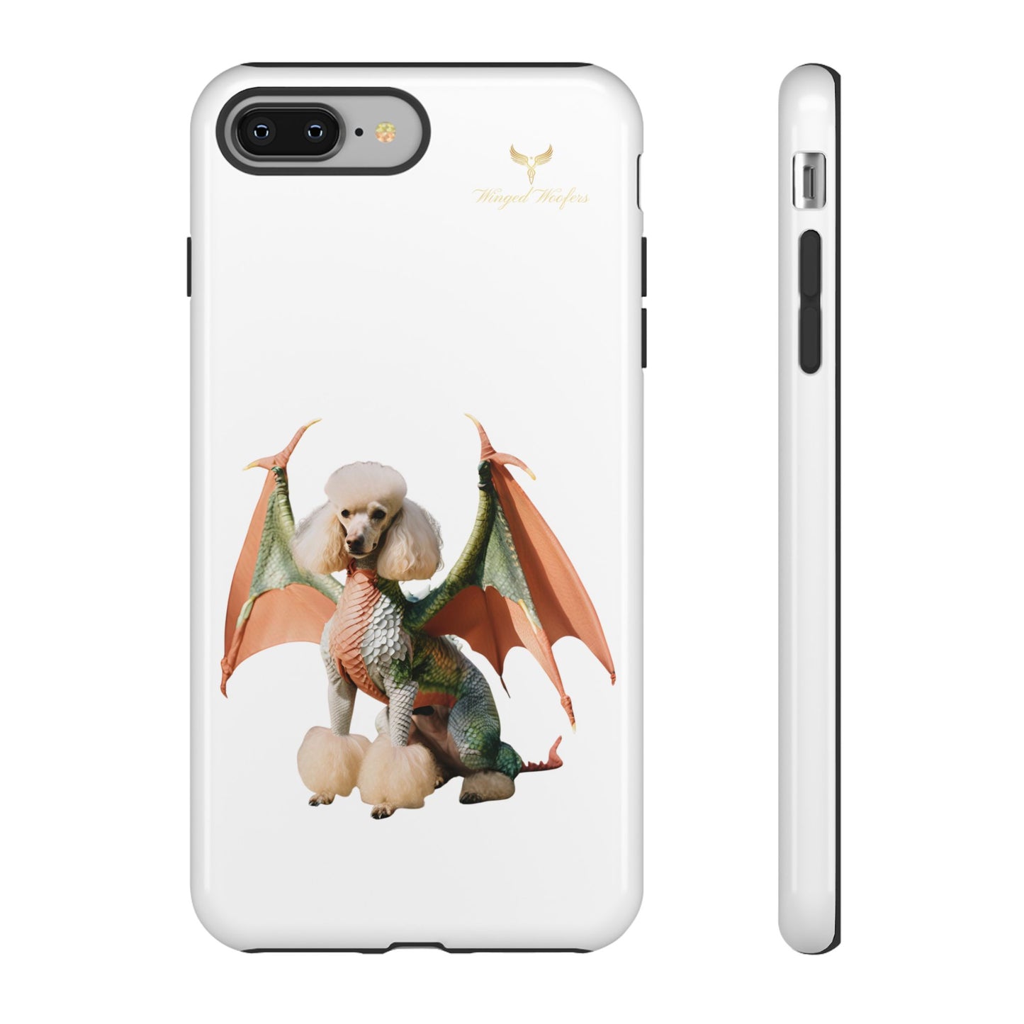 Unique Dragon Poodle Phone Case - Tough Cases for Pet Lovers