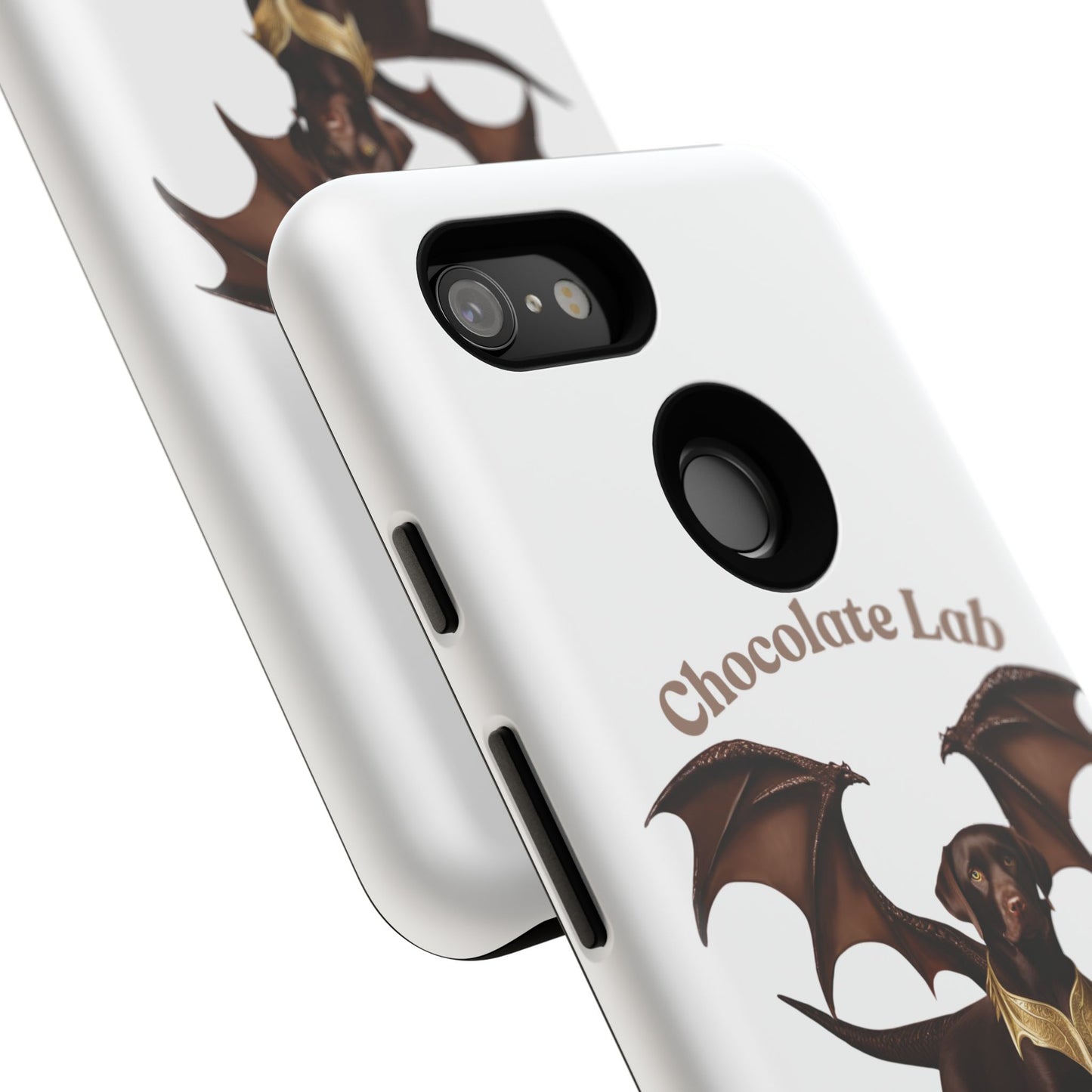 Chocolate Lab Dragon Phone Case - Tough & Stylish for Dog Lovers