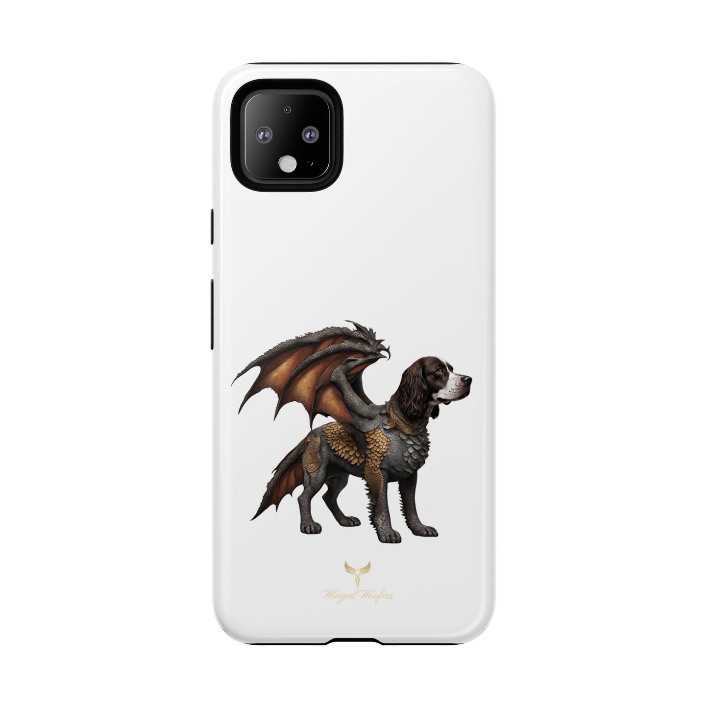 Fantasy Springer Spaniel as a Dragon Phone Case - Tough Cases for Pet Lovers