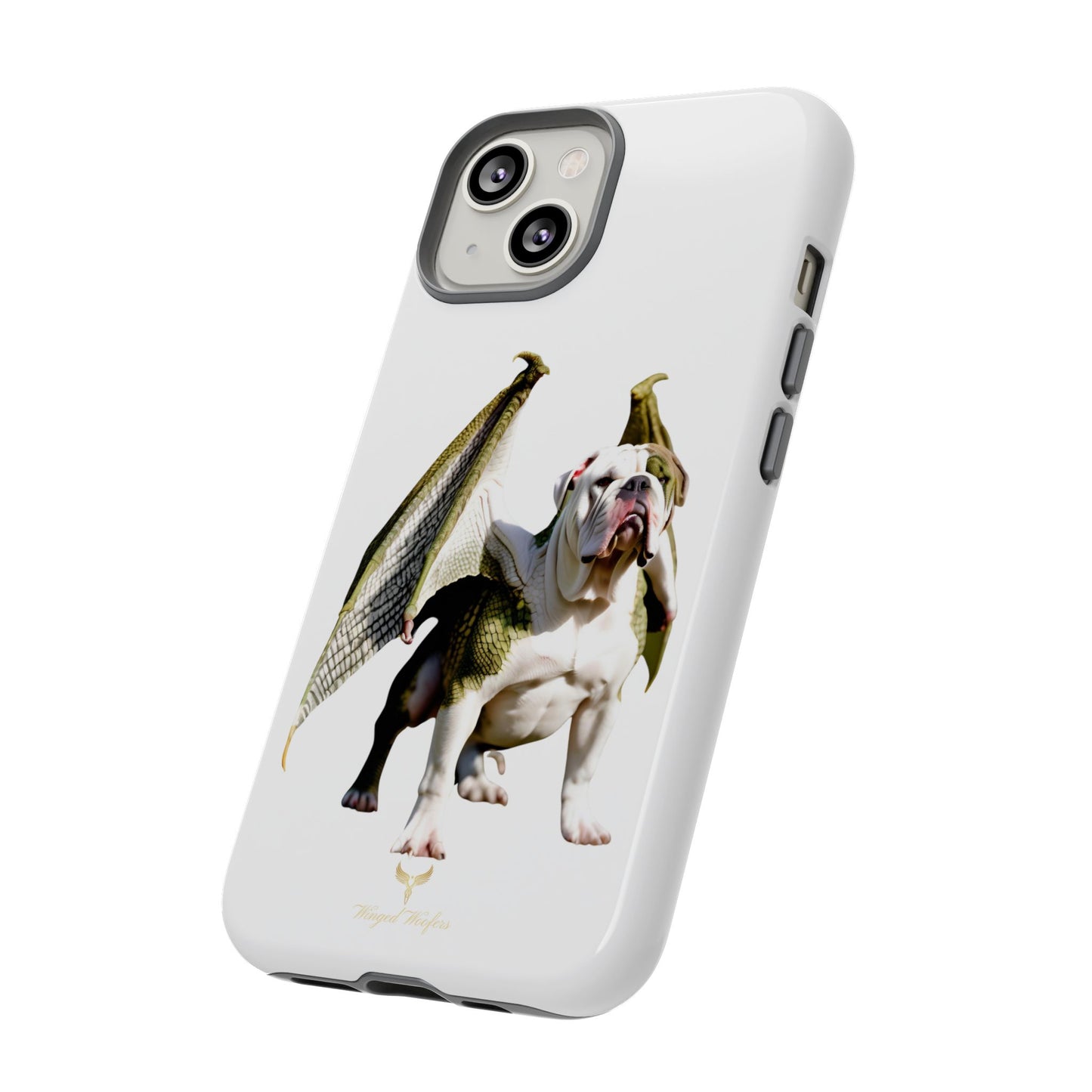 English Bulldog Dragon Phone Case - Tough & Unique Design