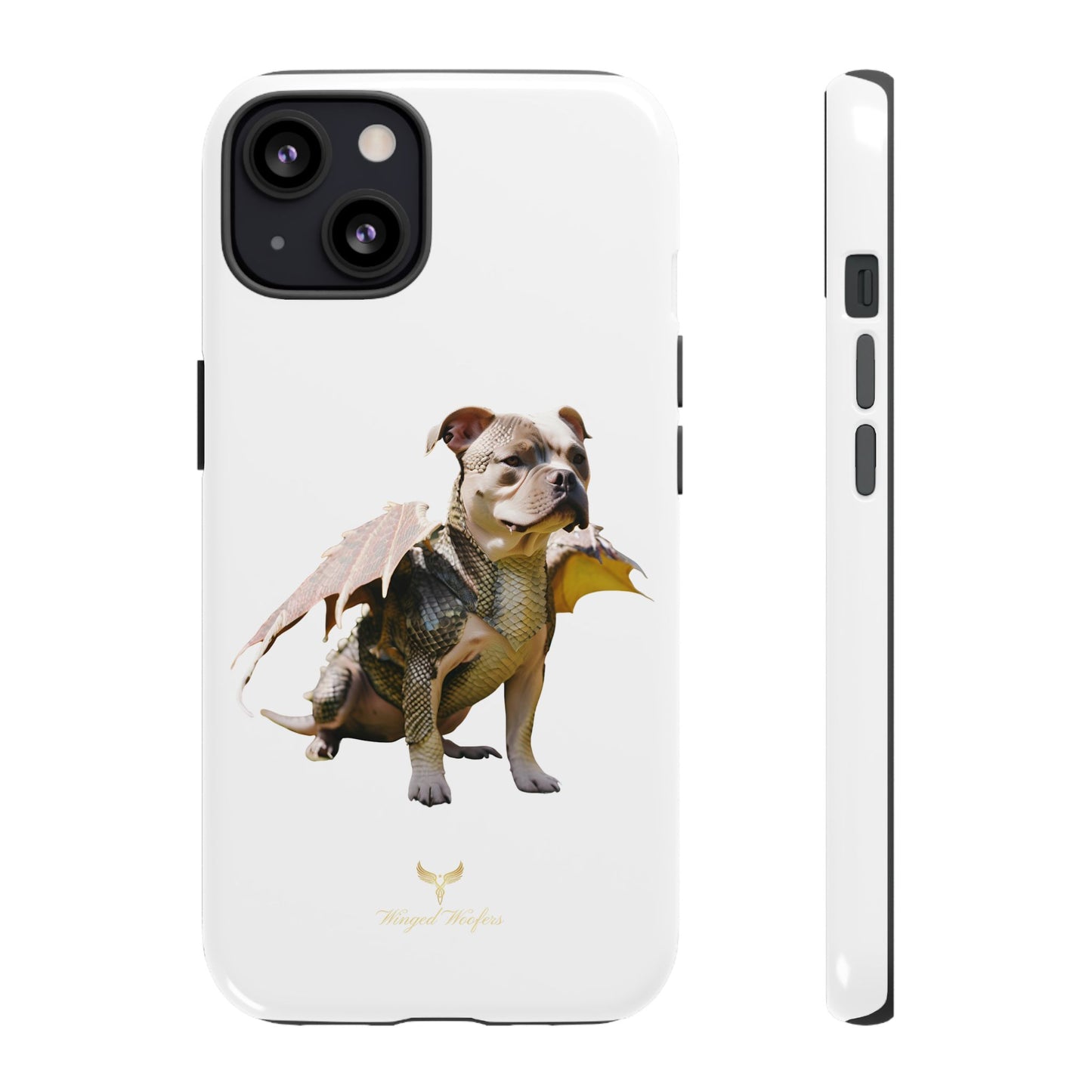 Staffordshire Bulldog Dragon Tough Phone Case - Unique Animal Design for Pet Lovers