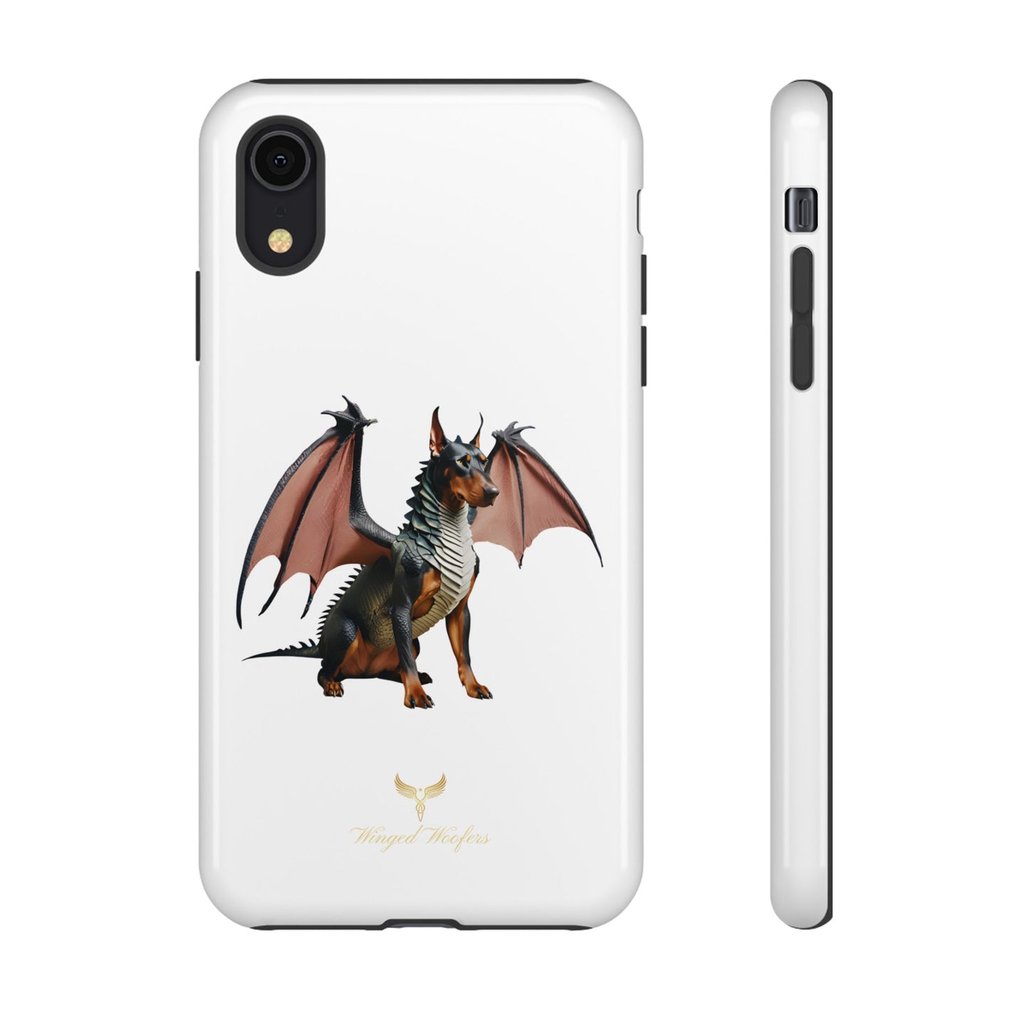 Mythical Doberman Pinscher Dragon Phone Case - Tough & Stylish Protection