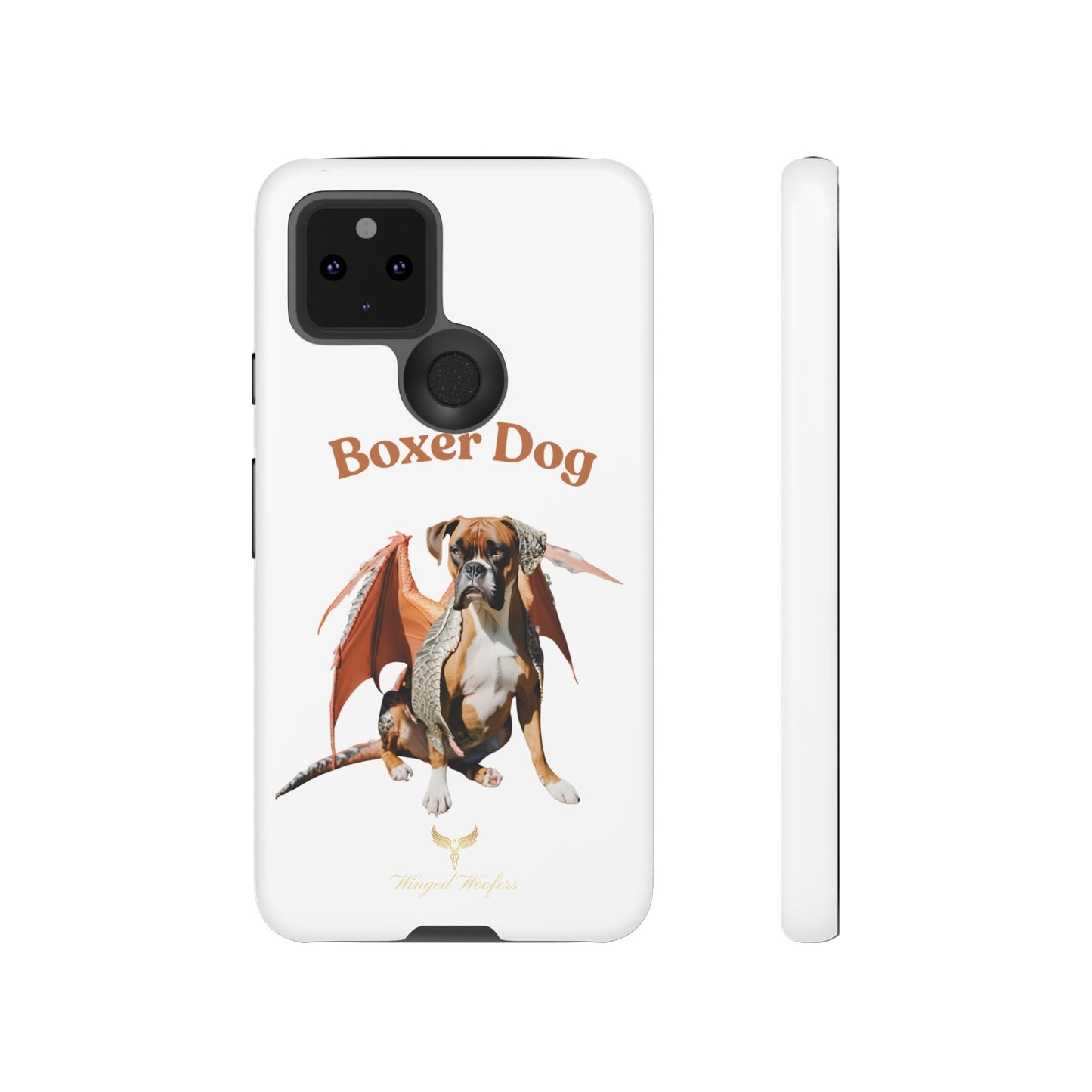 Boxer Dog Dragon Art Phone Case - Tough Cases