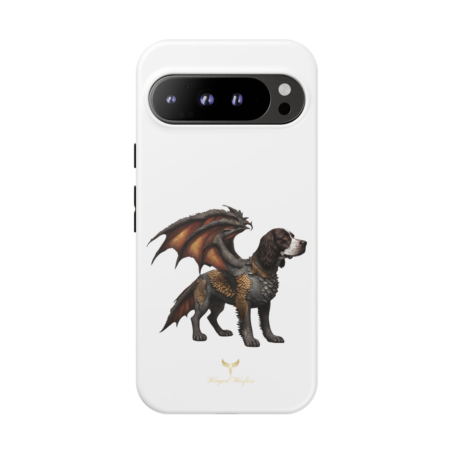 Fantasy Springer Spaniel as a Dragon Phone Case - Tough Cases for Pet Lovers