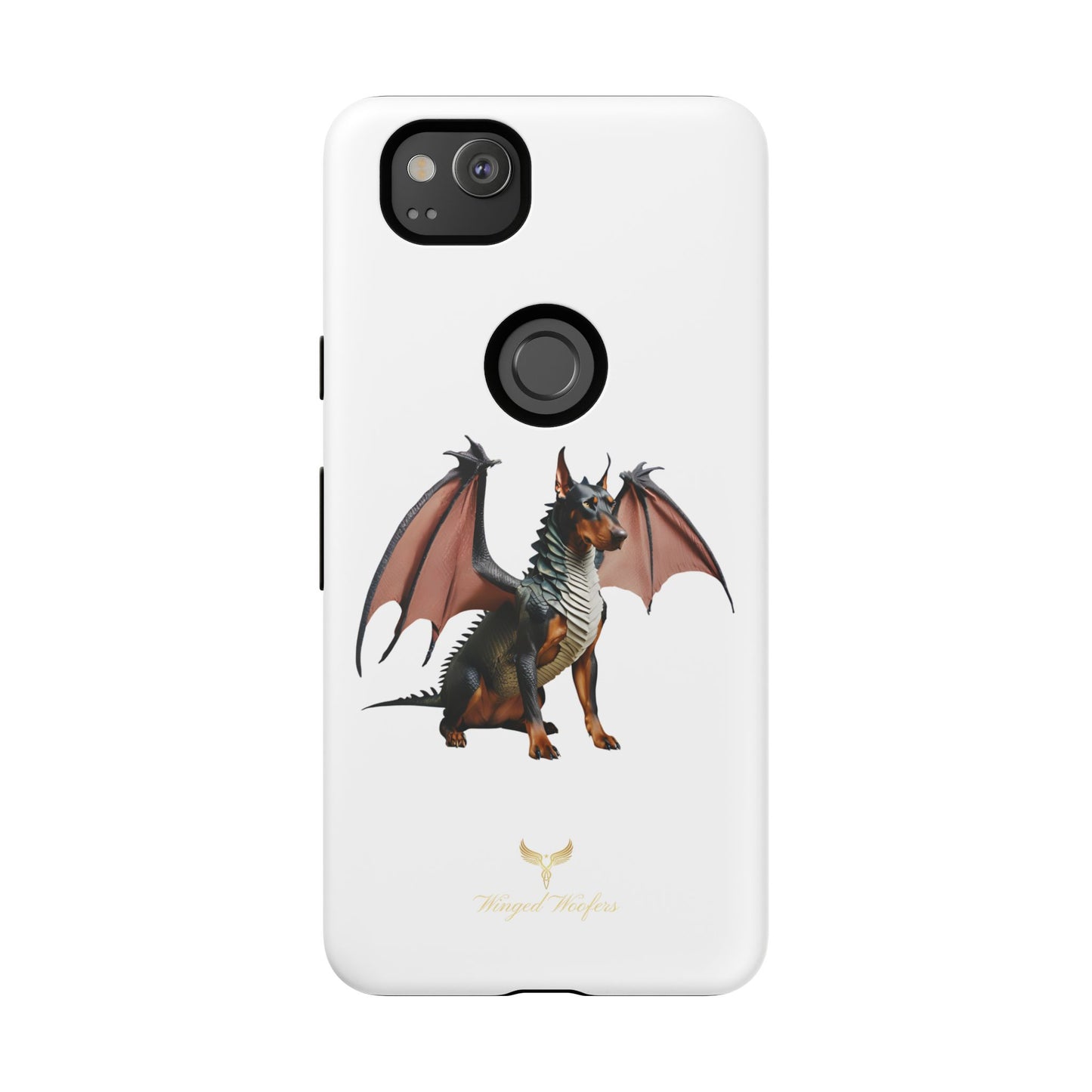 Mythical Doberman Pinscher Dragon Phone Case - Tough & Stylish Protection