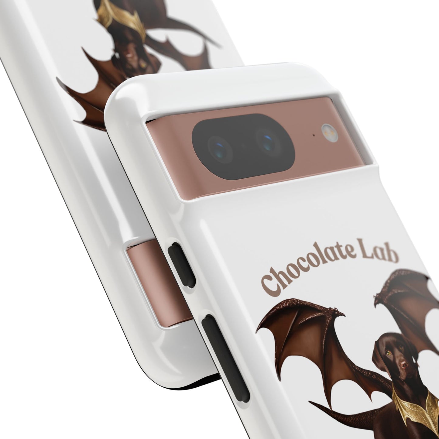 Chocolate Lab Dragon Phone Case - Tough & Stylish for Dog Lovers