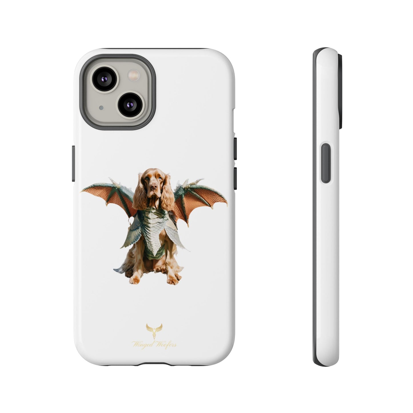 Dragon Wing Cocker Spaniel Dog Phone Case - Tough Cases for Pet Lovers