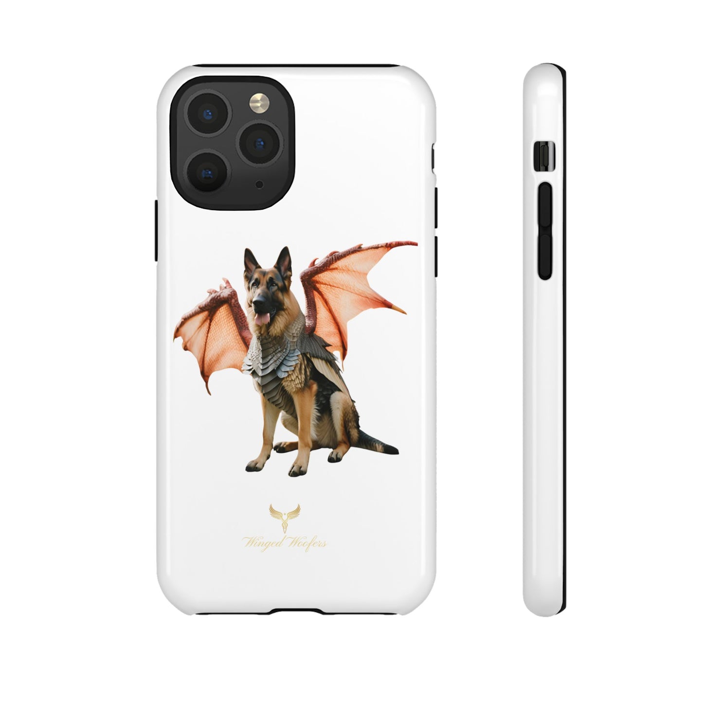 Mythical German Shepherd with Wings Dog iPhone Case | Tough Cases for Pet Lovers