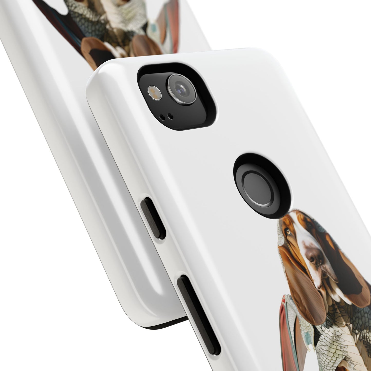 Whimsical Basset Hound Dog Phone Case - Tough Cases for Animal Lovers