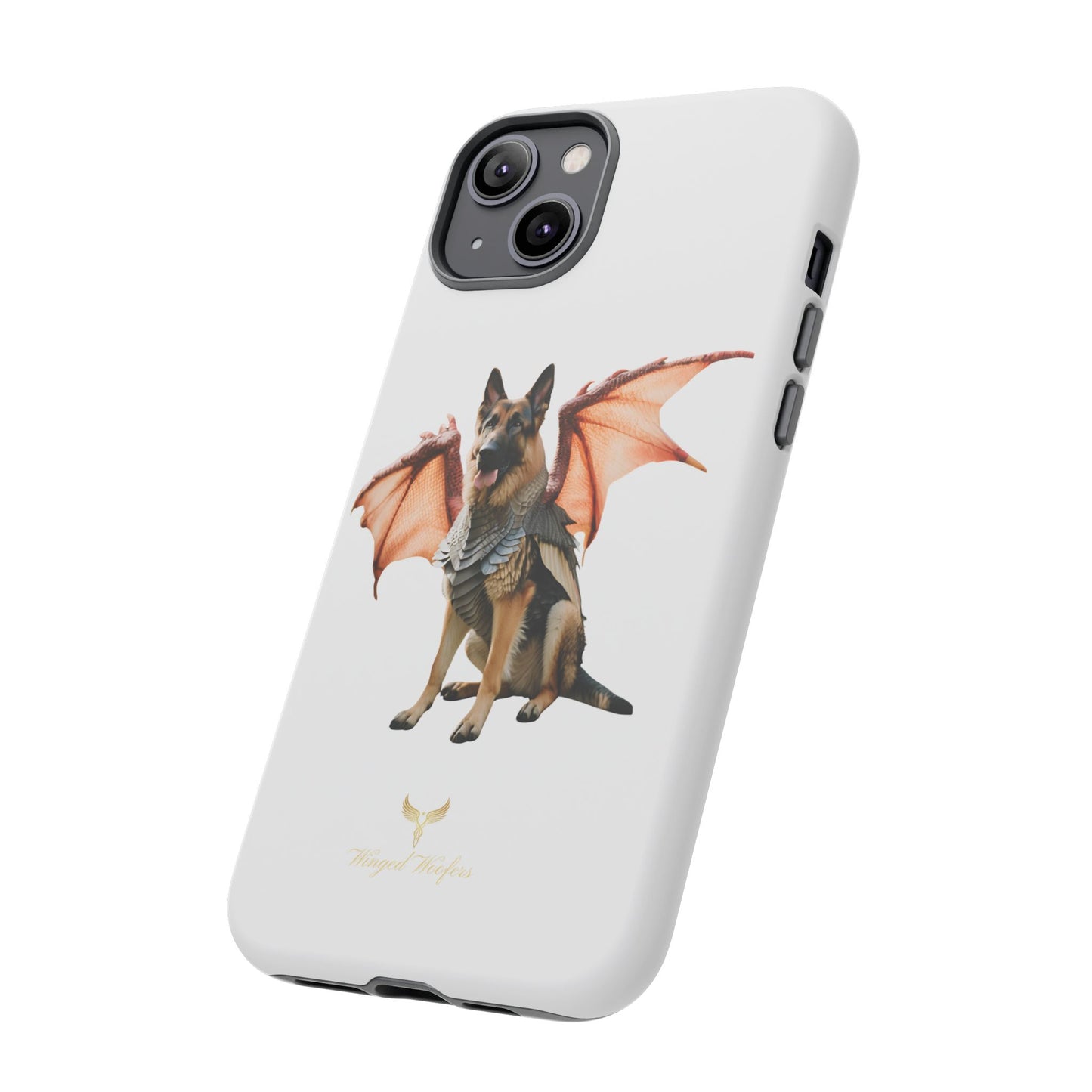 Mythical German Shepherd with Wings Dog iPhone Case | Tough Cases for Pet Lovers