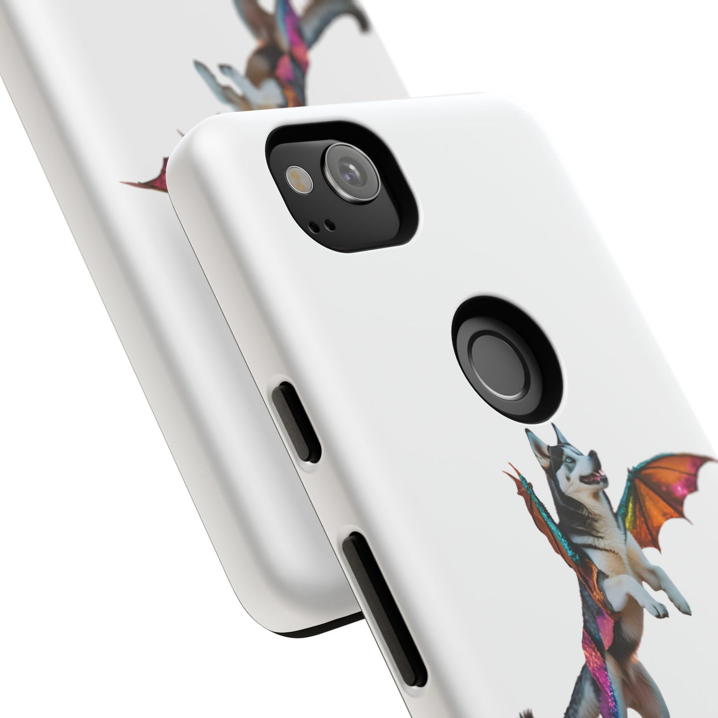 Magical Husky Pet Phone Case - Winged Dog Design | Tough Cases | Unique Animal Lover Gift