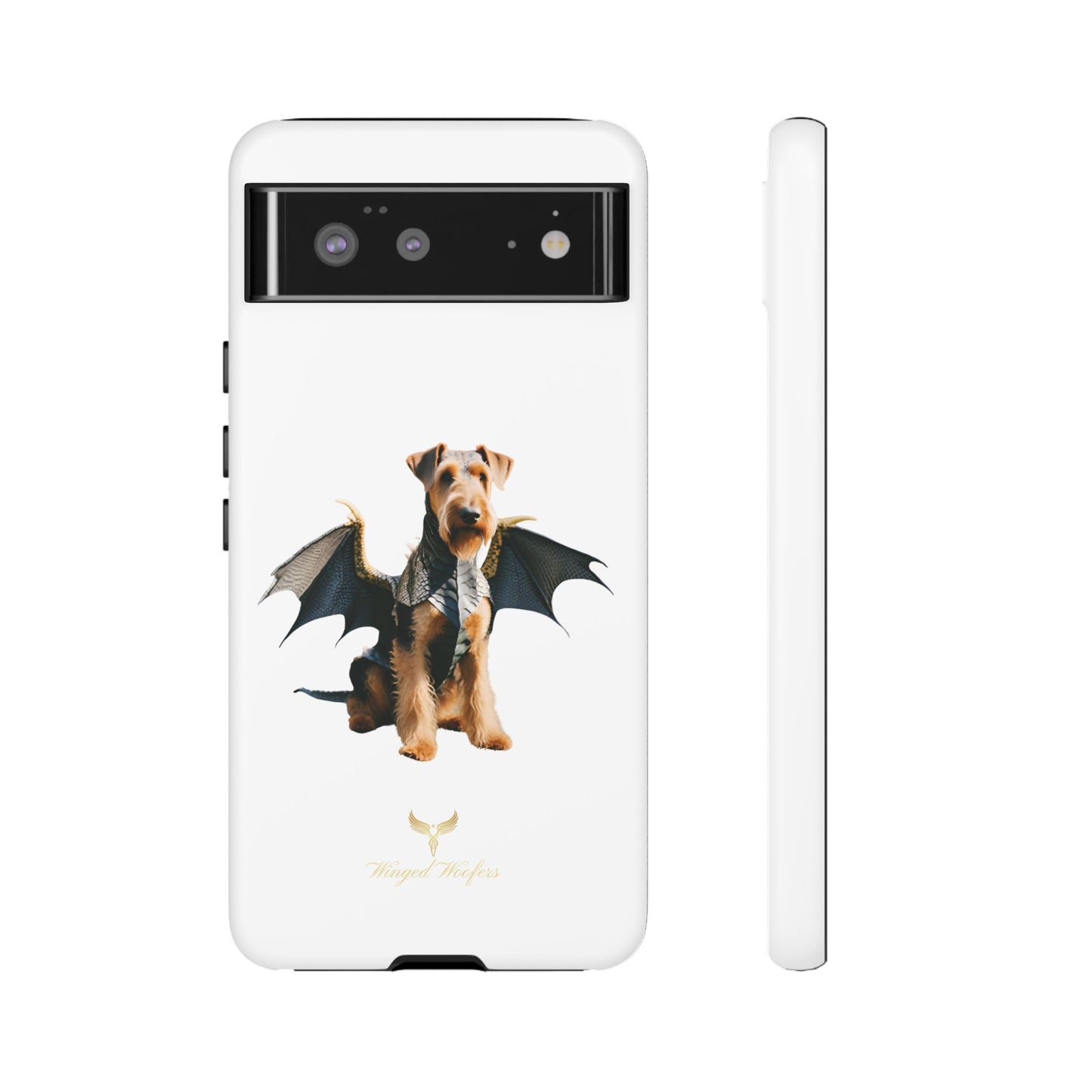 Cool Dragon Airedale Terrier Dog Phone Case - Tough Cases for Pet Lovers