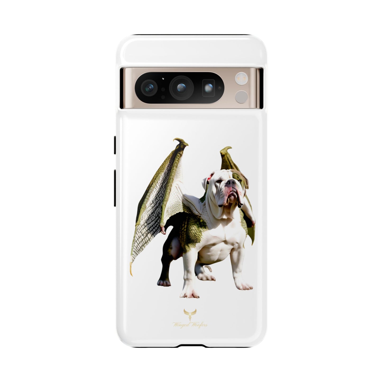 English Bulldog Dragon Phone Case - Tough & Unique Design