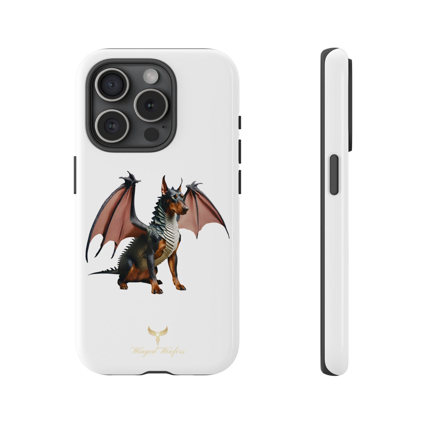 Mythical Doberman Pinscher Dragon Phone Case - Tough & Stylish Protection