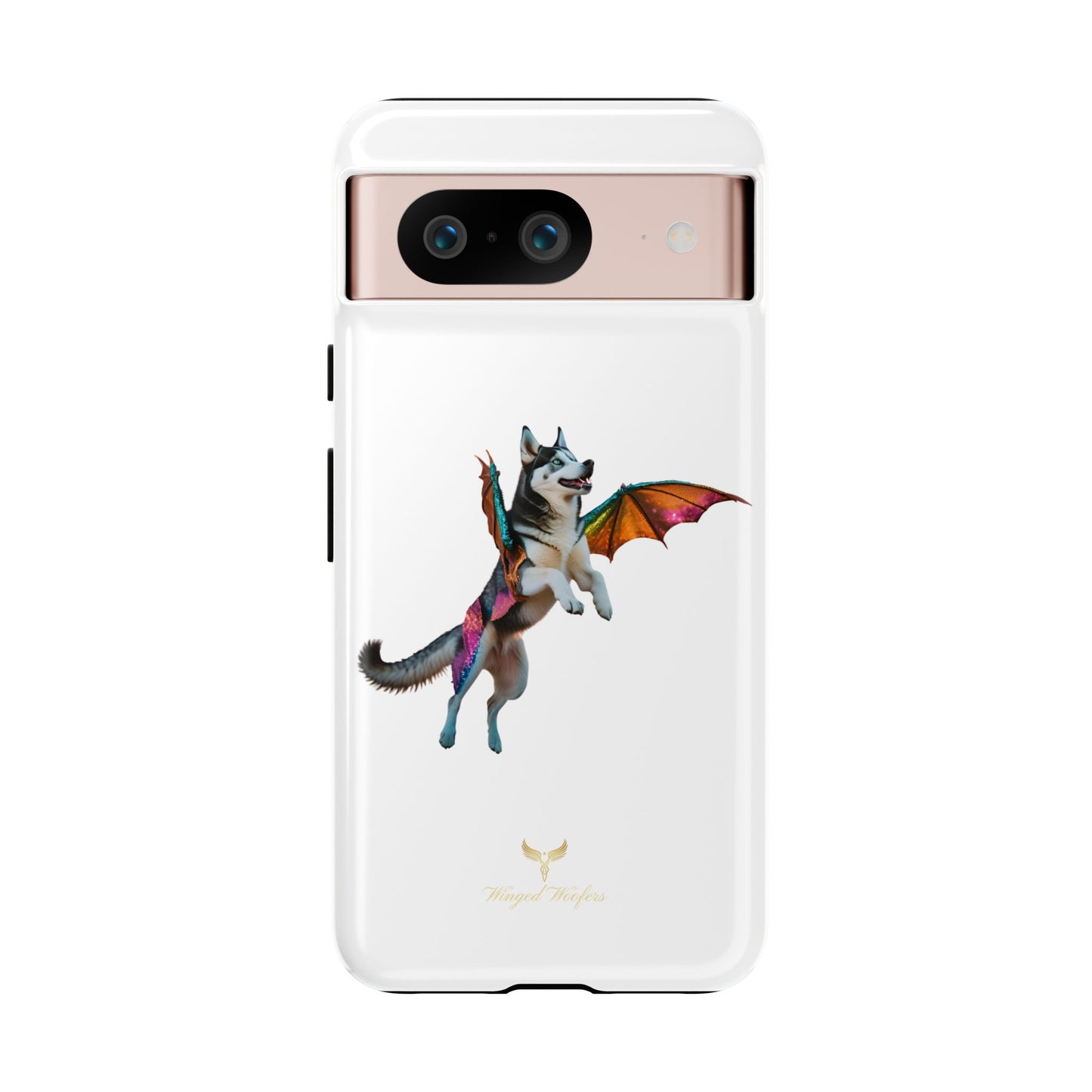 Magical Husky Pet Phone Case - Winged Dog Design | Tough Cases | Unique Animal Lover Gift