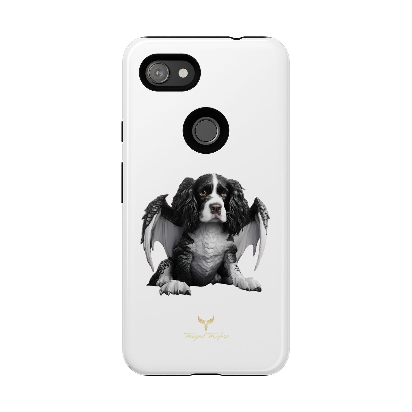 Springer Spaniel Puppy Dragon Winged Dog Phone Case - Tough Cases for Pet Lovers