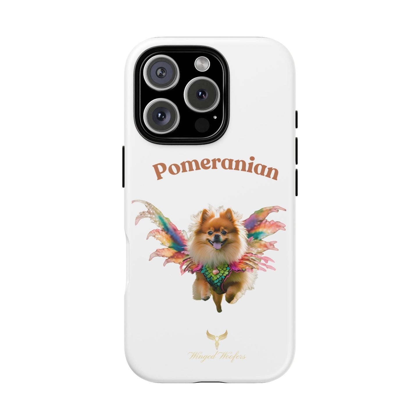 Pomeranian Winged Dog Phone Case – Cute Dog Lover Accessory