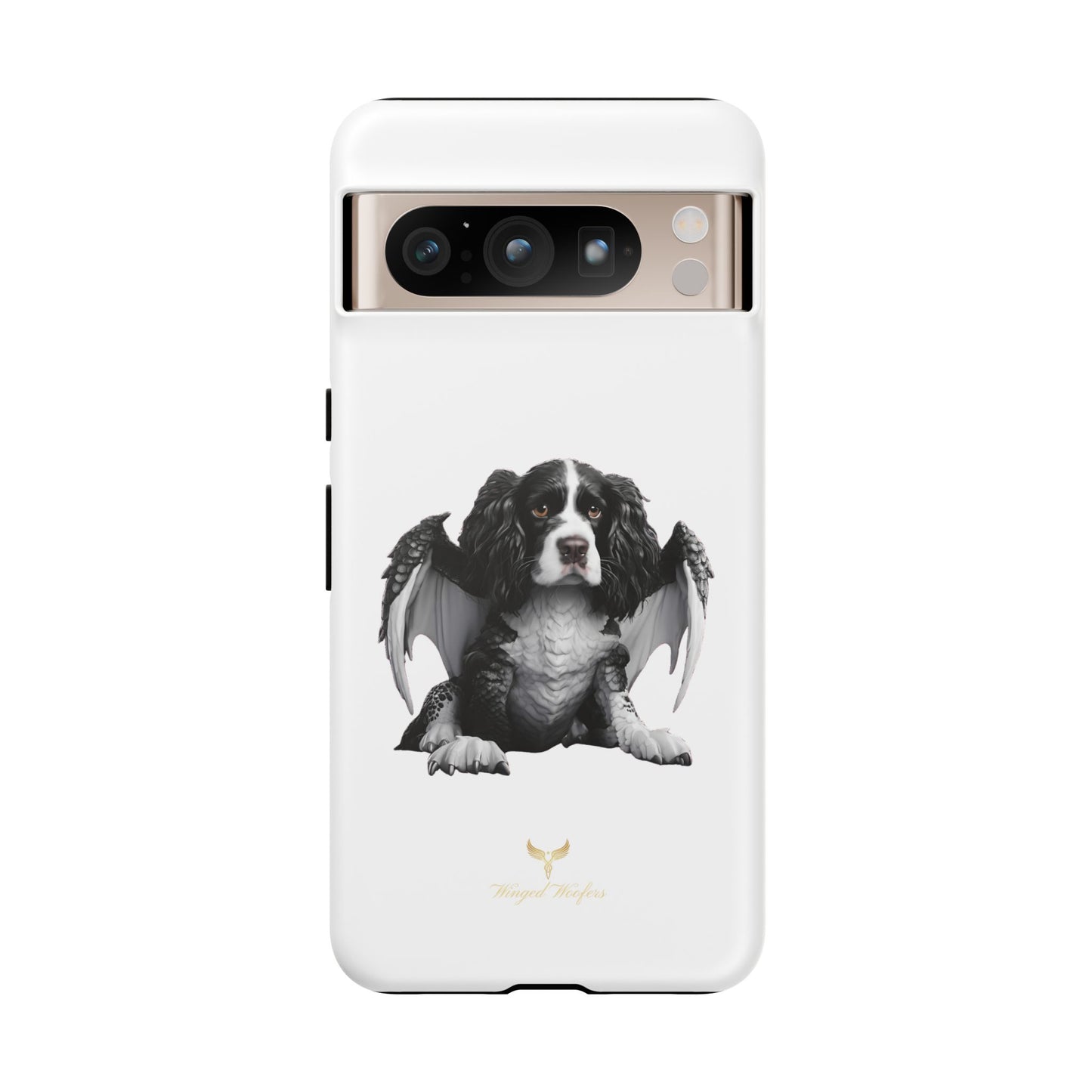 Springer Spaniel Puppy Dragon Winged Dog Phone Case - Tough Cases for Pet Lovers