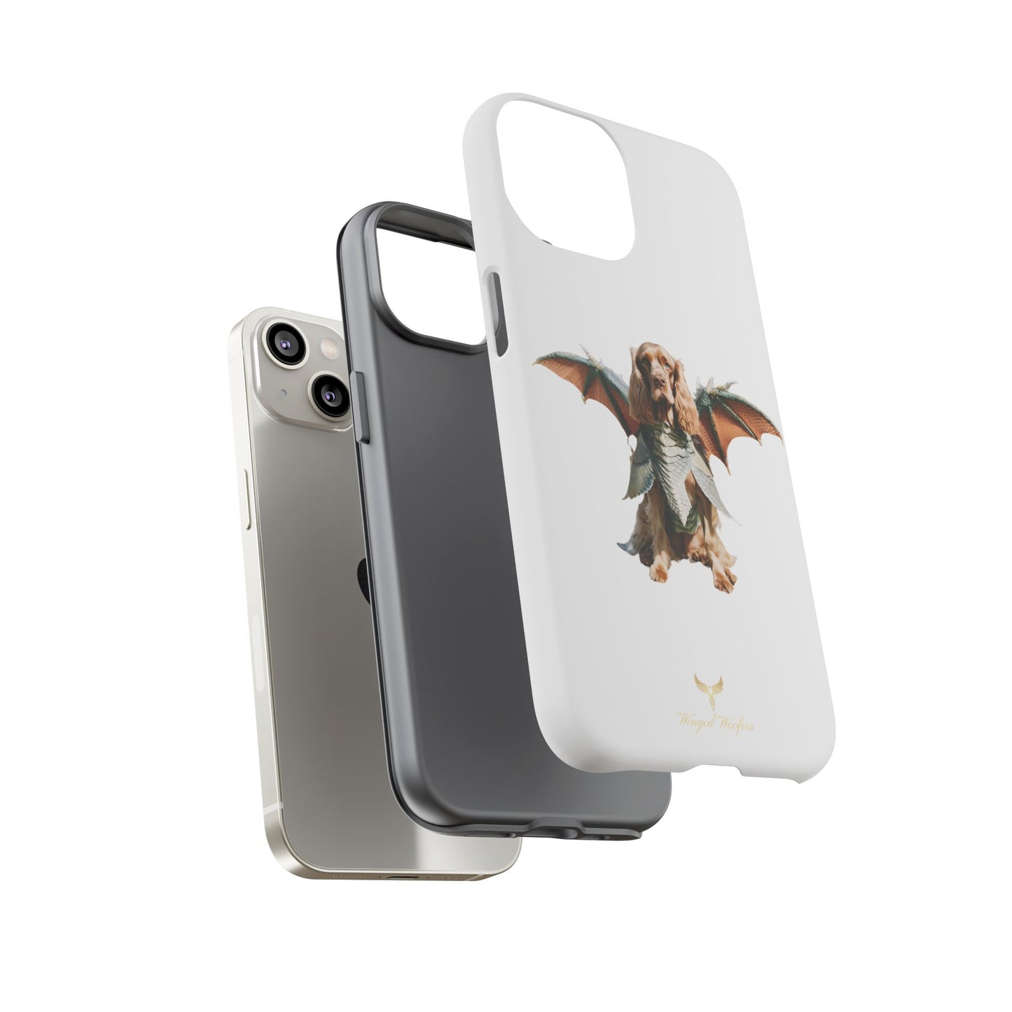 Dragon Wing Cocker Spaniel Dog Phone Case - Tough Cases for Pet Lovers