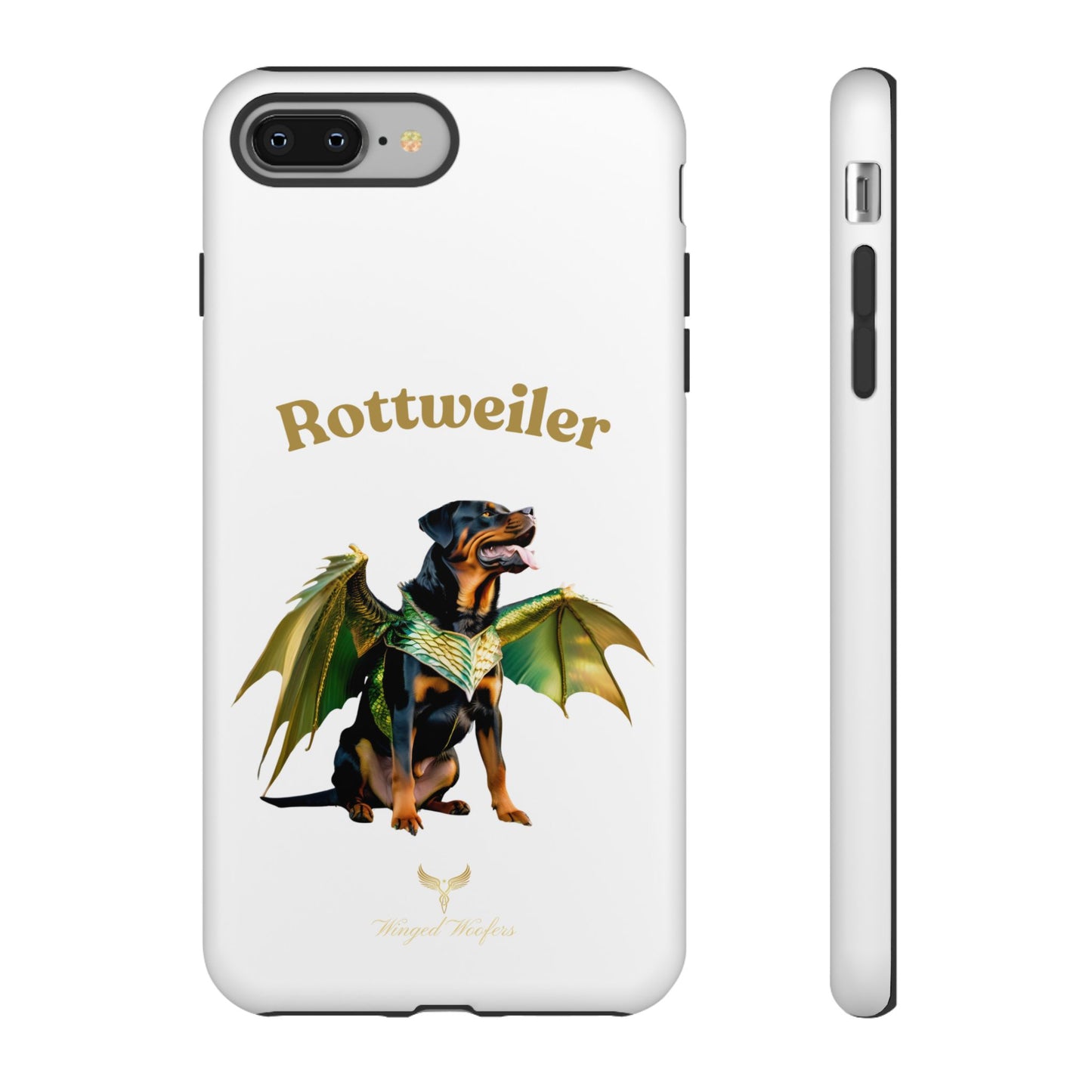 Rottweiler Dragon Wings Phone Case - Tough Cases for Dog Lovers