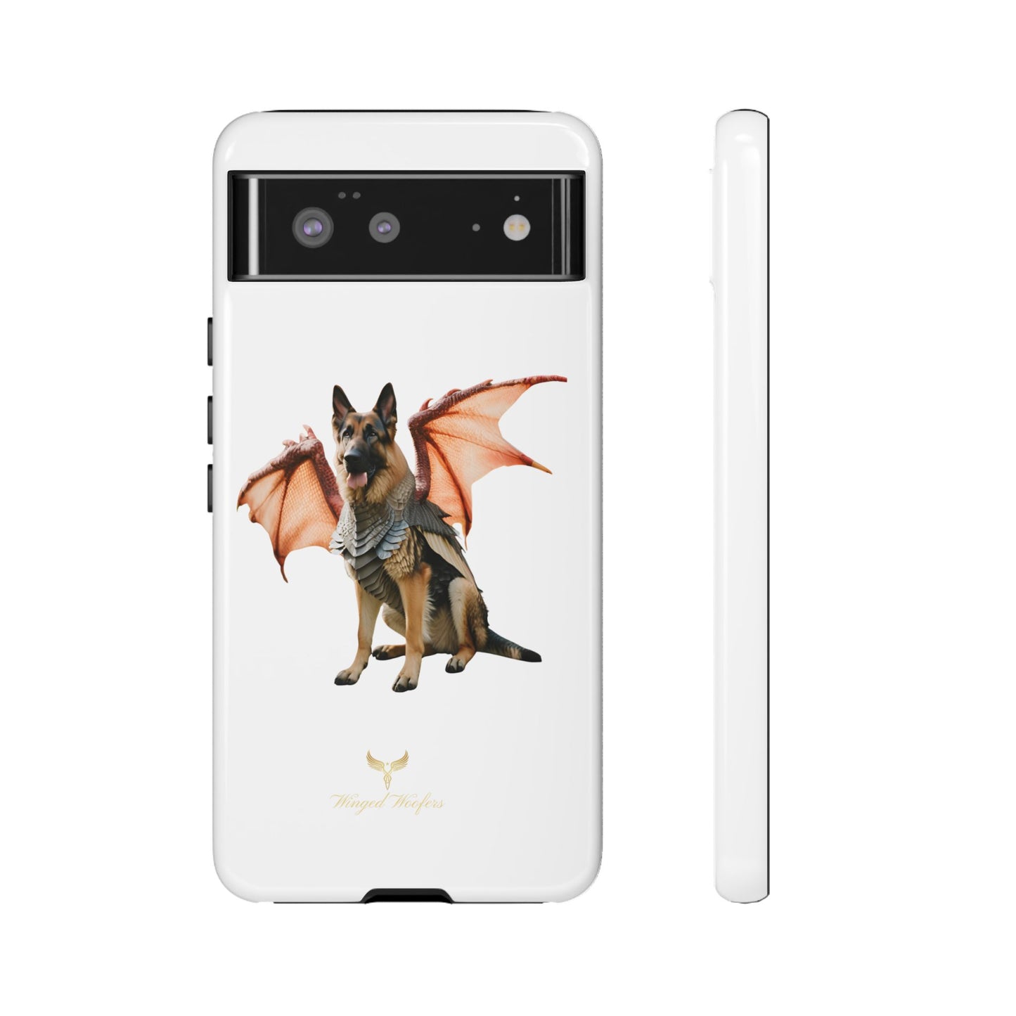 Mythical German Shepherd with Wings Dog iPhone Case | Tough Cases for Pet Lovers