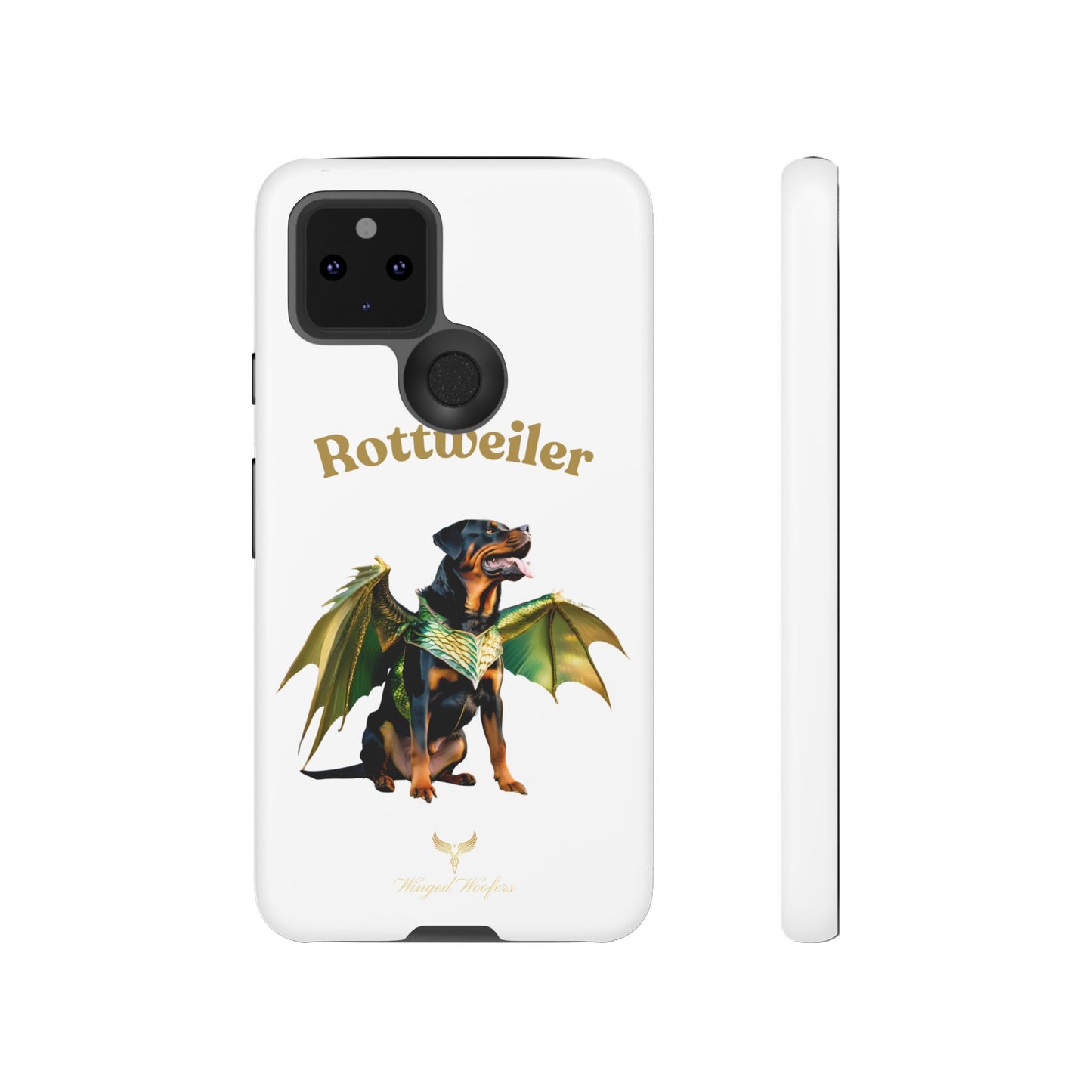 Rottweiler Dragon Wings Phone Case - Tough Cases for Dog Lovers