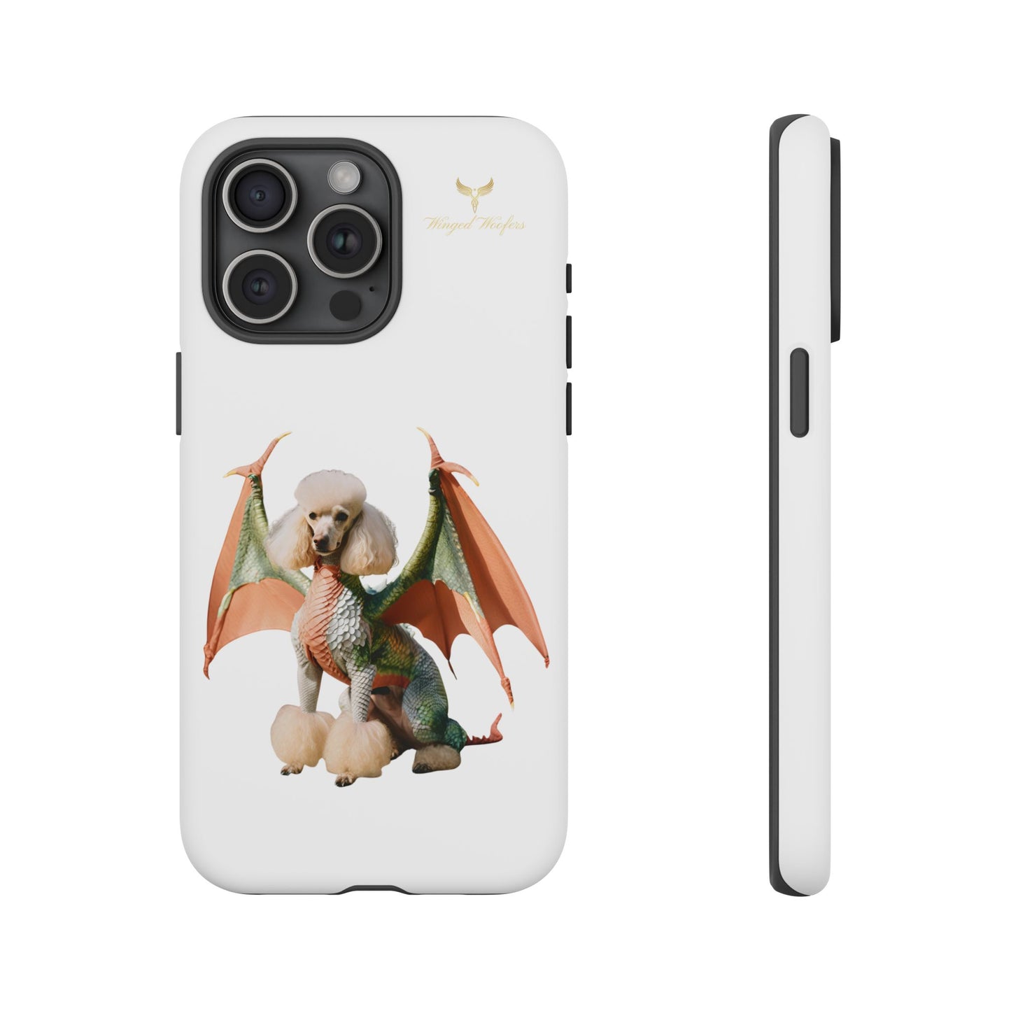 Unique Dragon Poodle Phone Case - Tough Cases for Pet Lovers